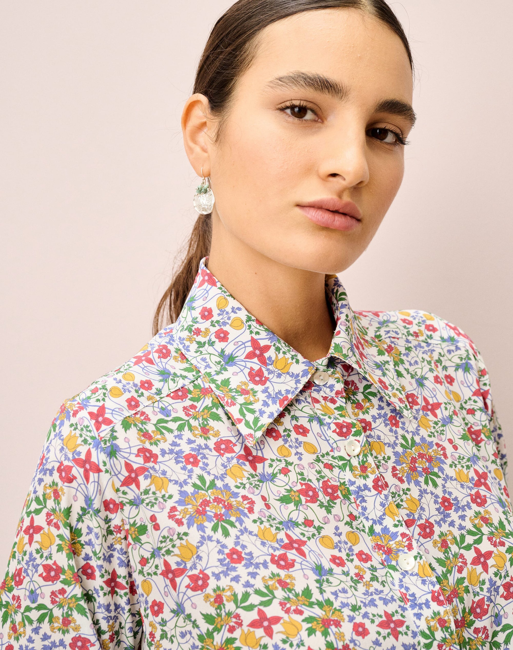 Liberty Print Silk Shirt