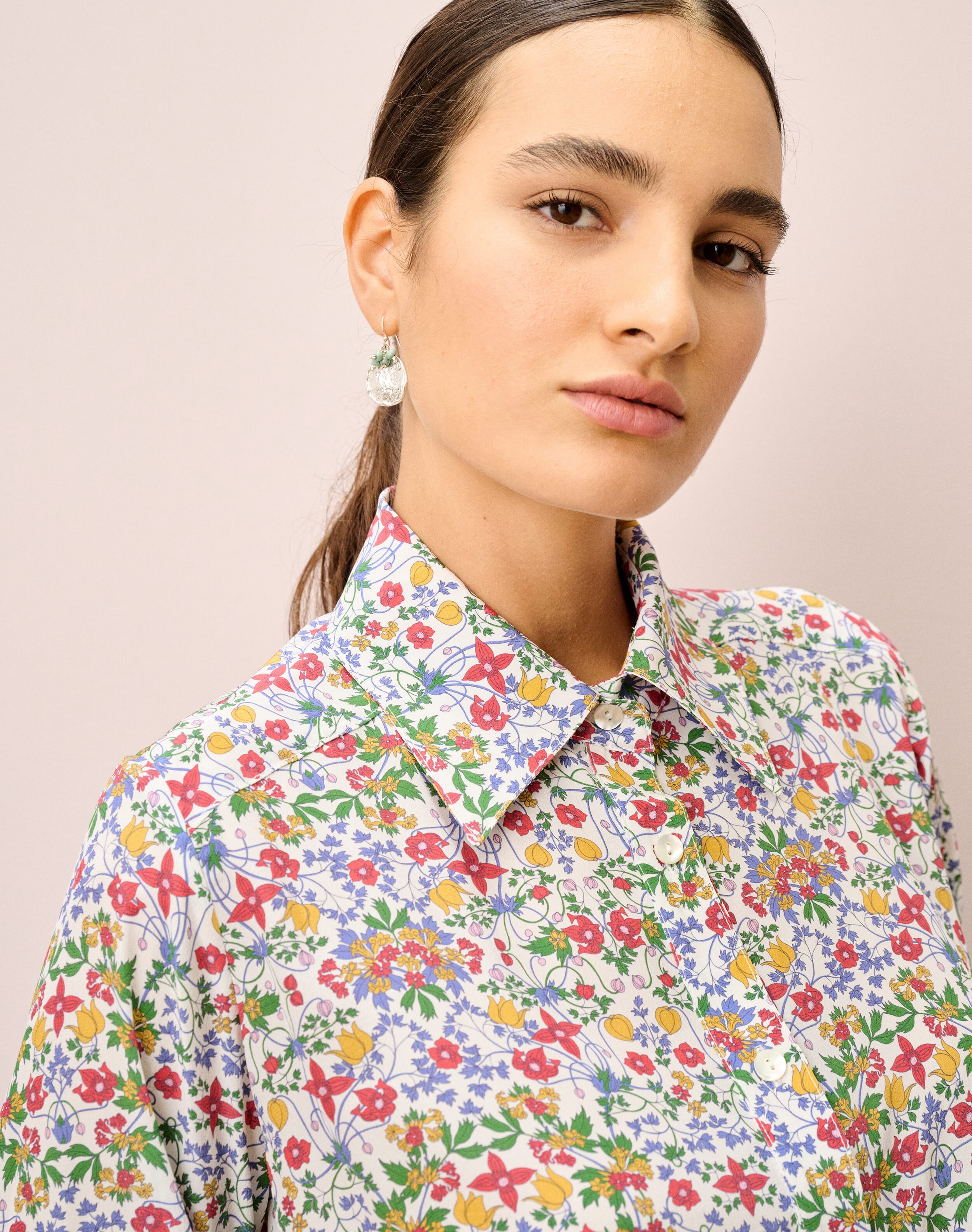 Liberty Print Silk Shirt