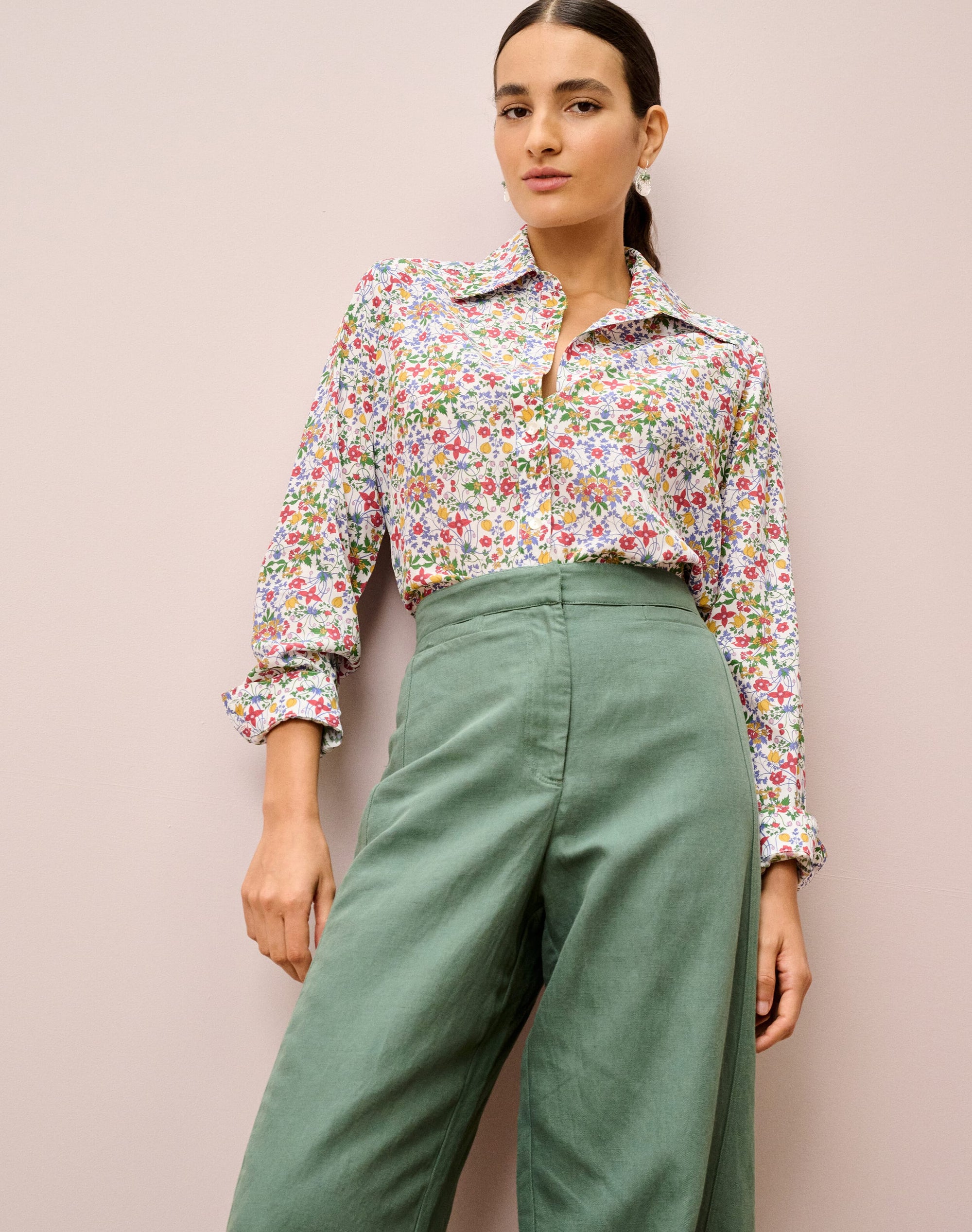 Liberty Print Silk Shirt
