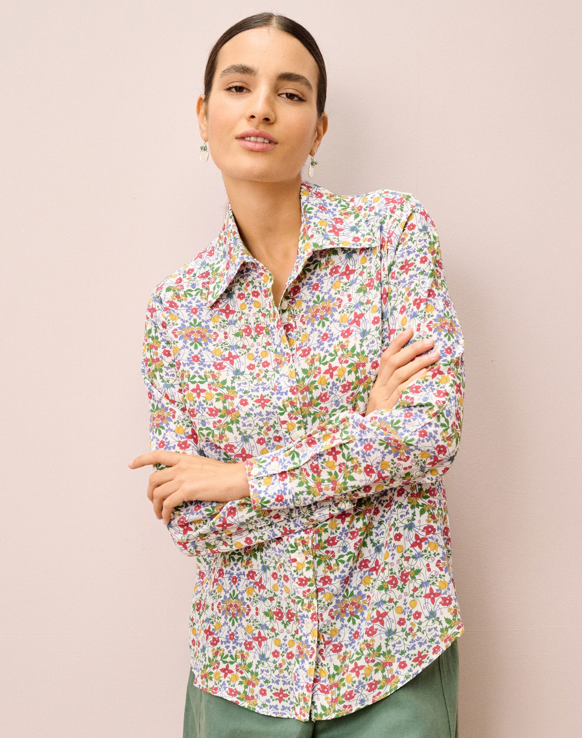 Liberty Print Silk Shirt