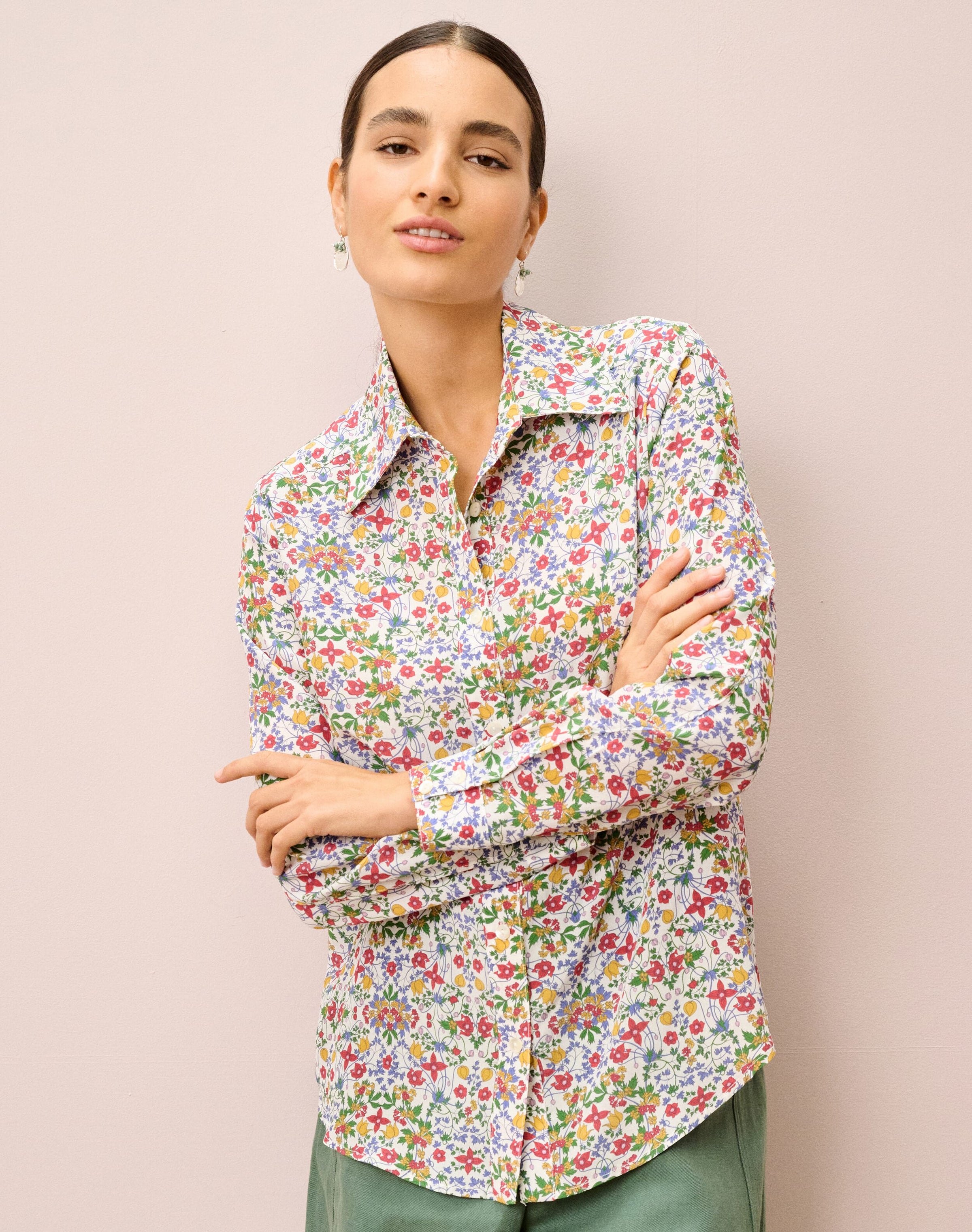 Liberty Print Silk Shirt