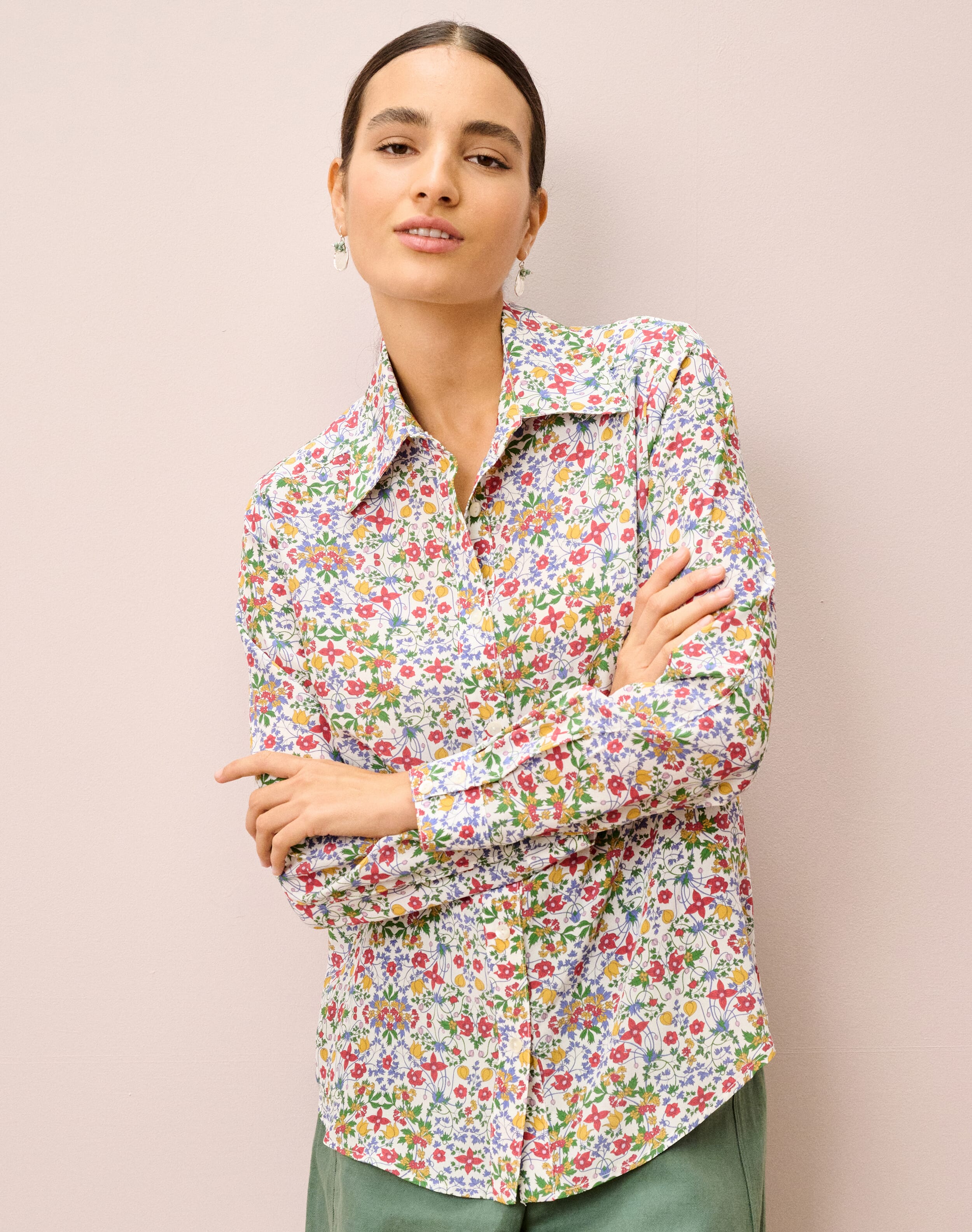 Liberty Print Silk Shirt