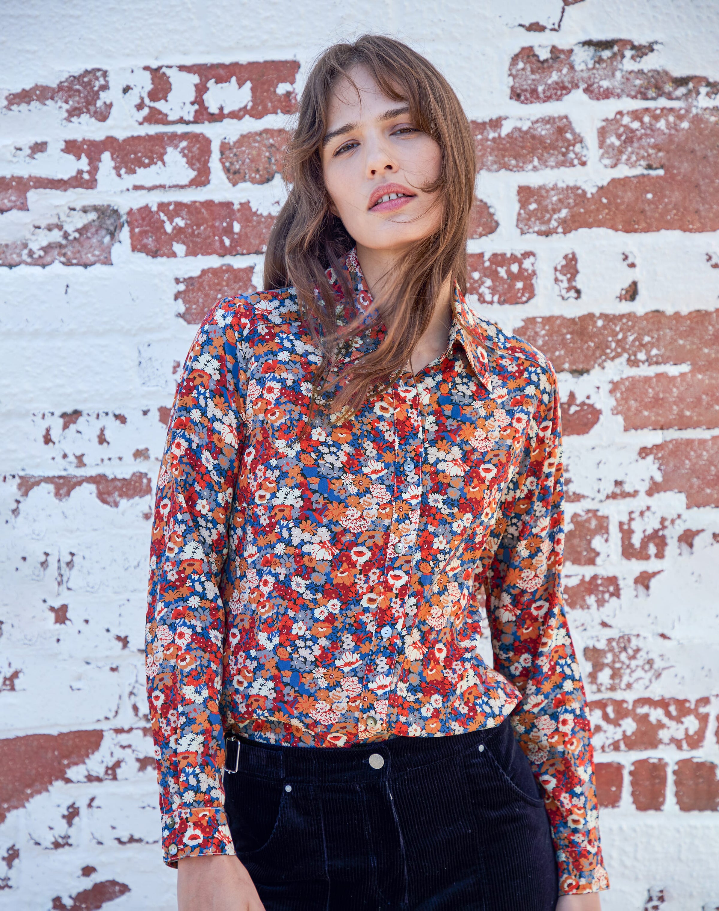 Liberty Print Silk Shirt