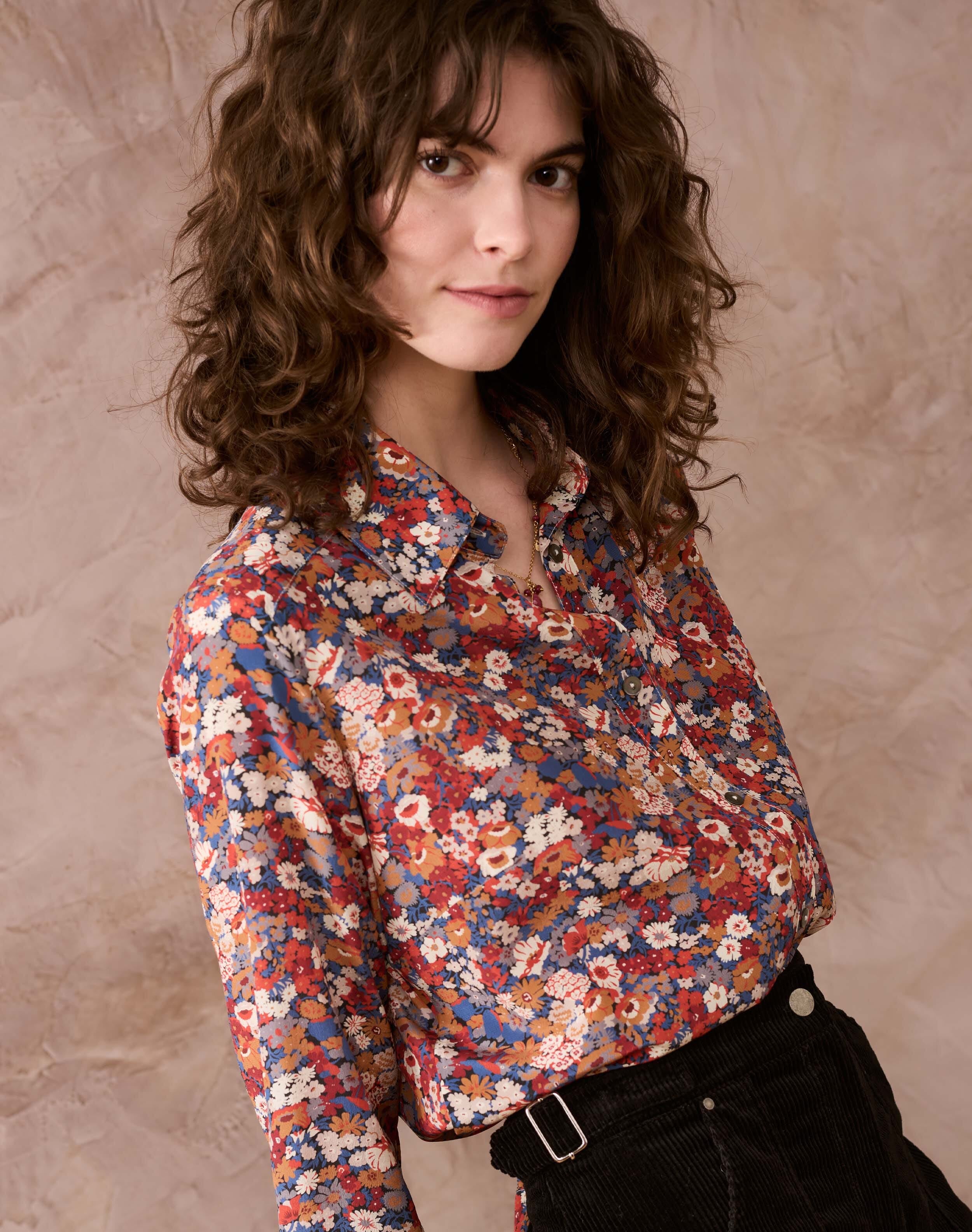 Liberty Print Silk Shirt