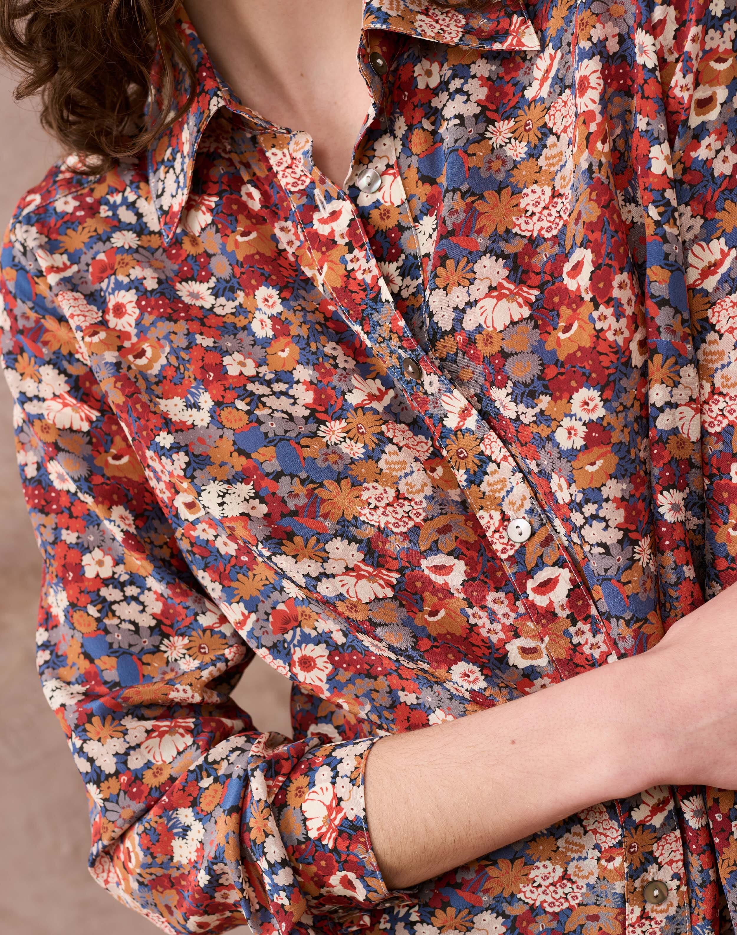 Liberty Print Silk Shirt