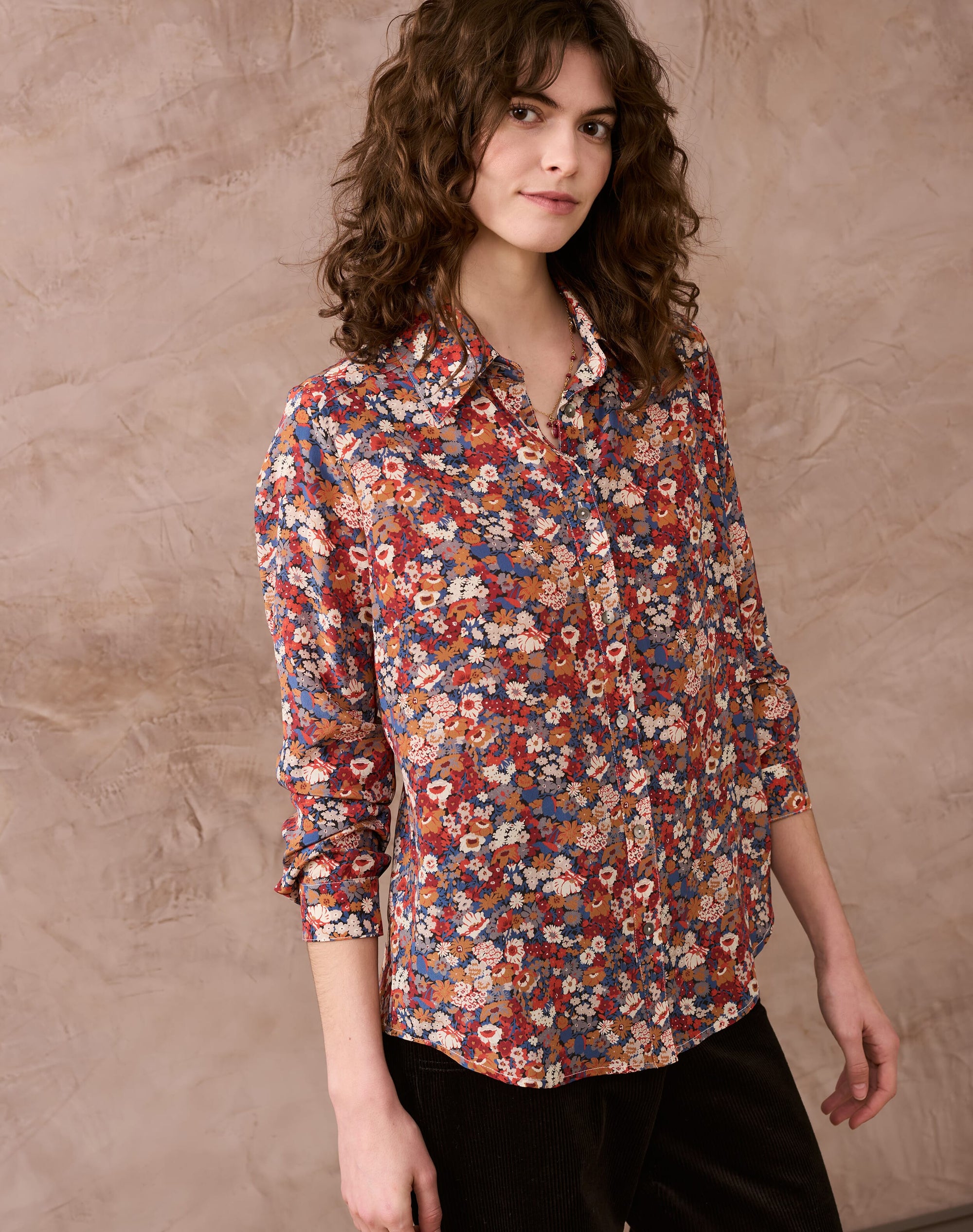Liberty Print Silk Shirt