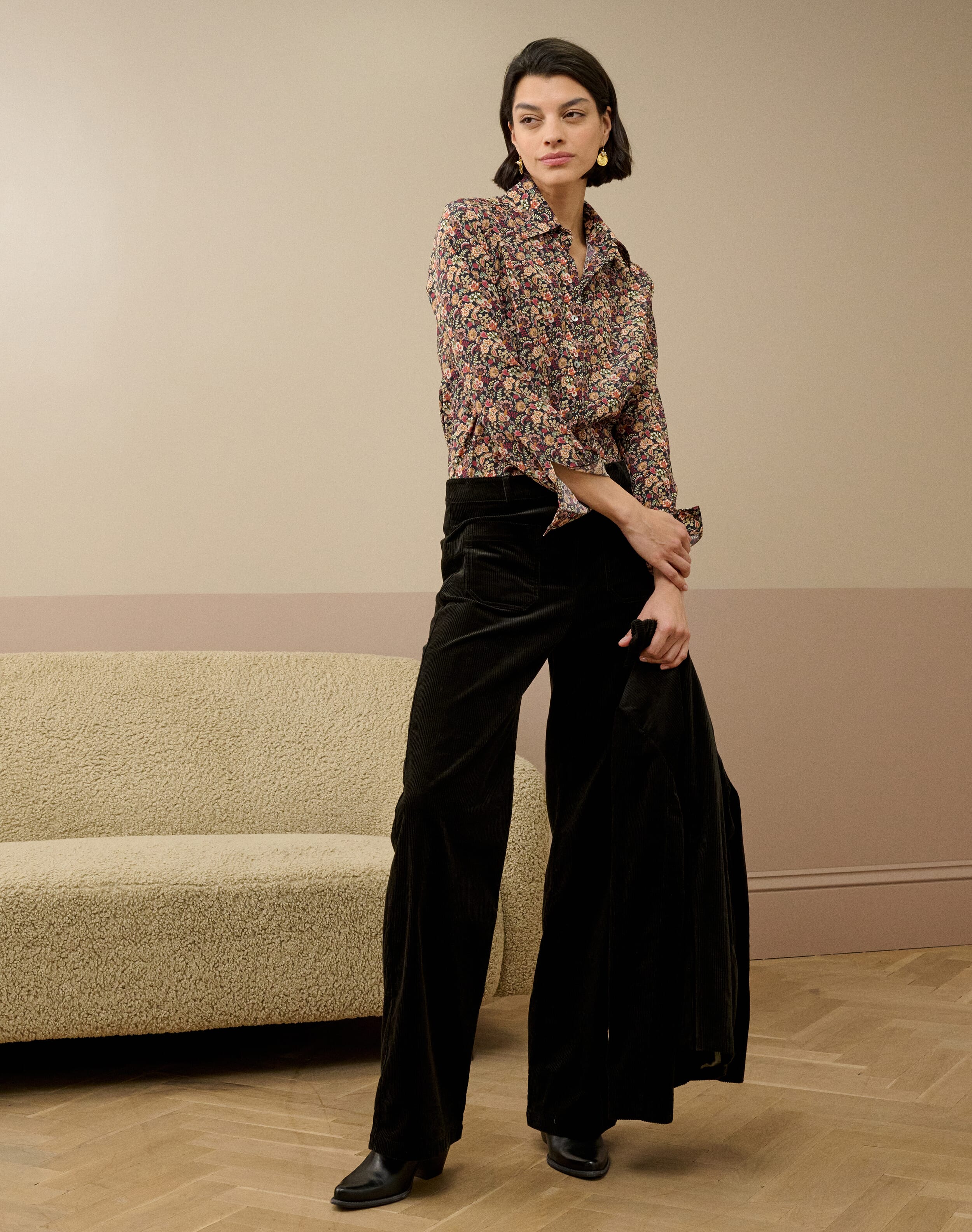 Liberty Print Silk Shirt