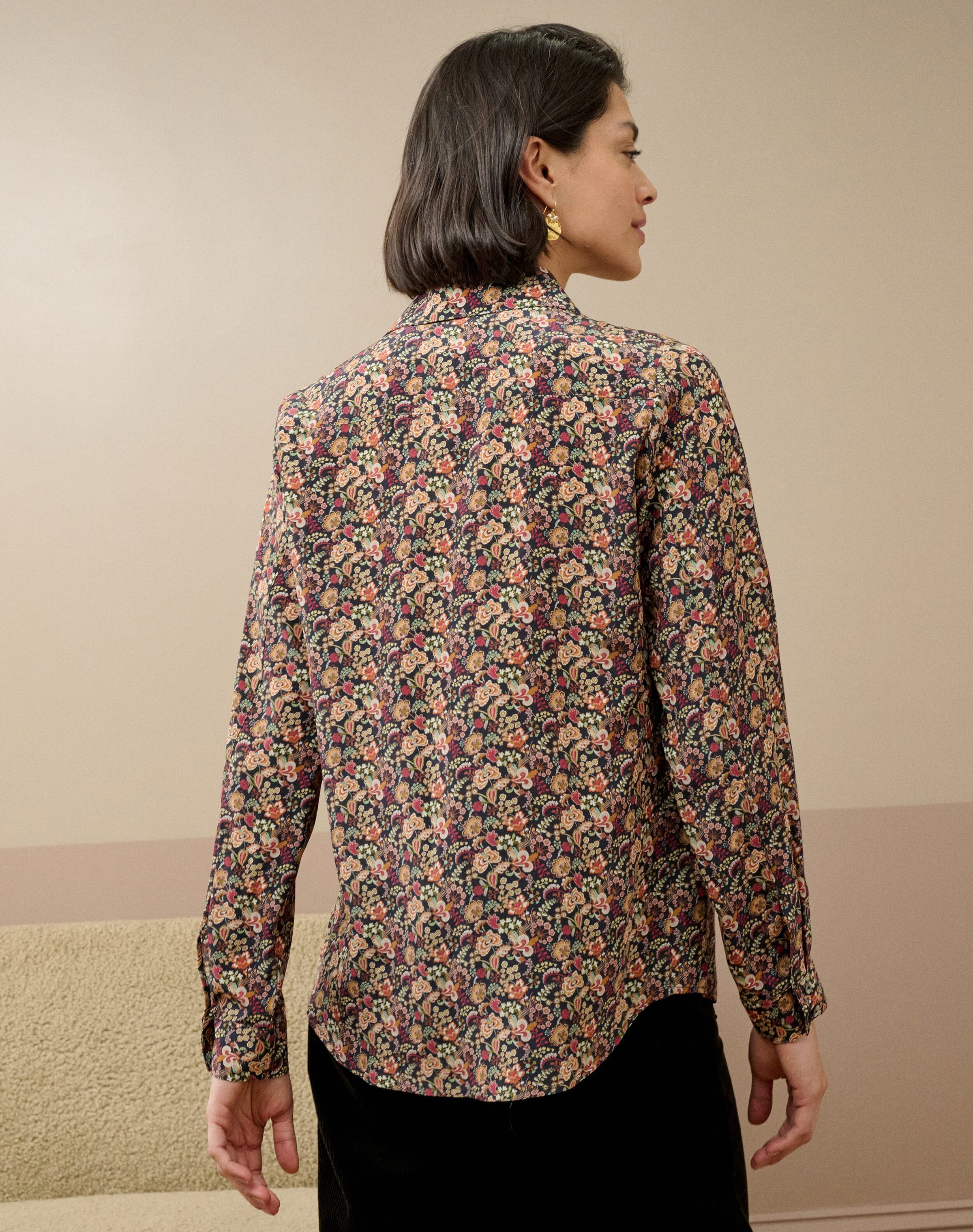 Liberty Print Silk Shirt