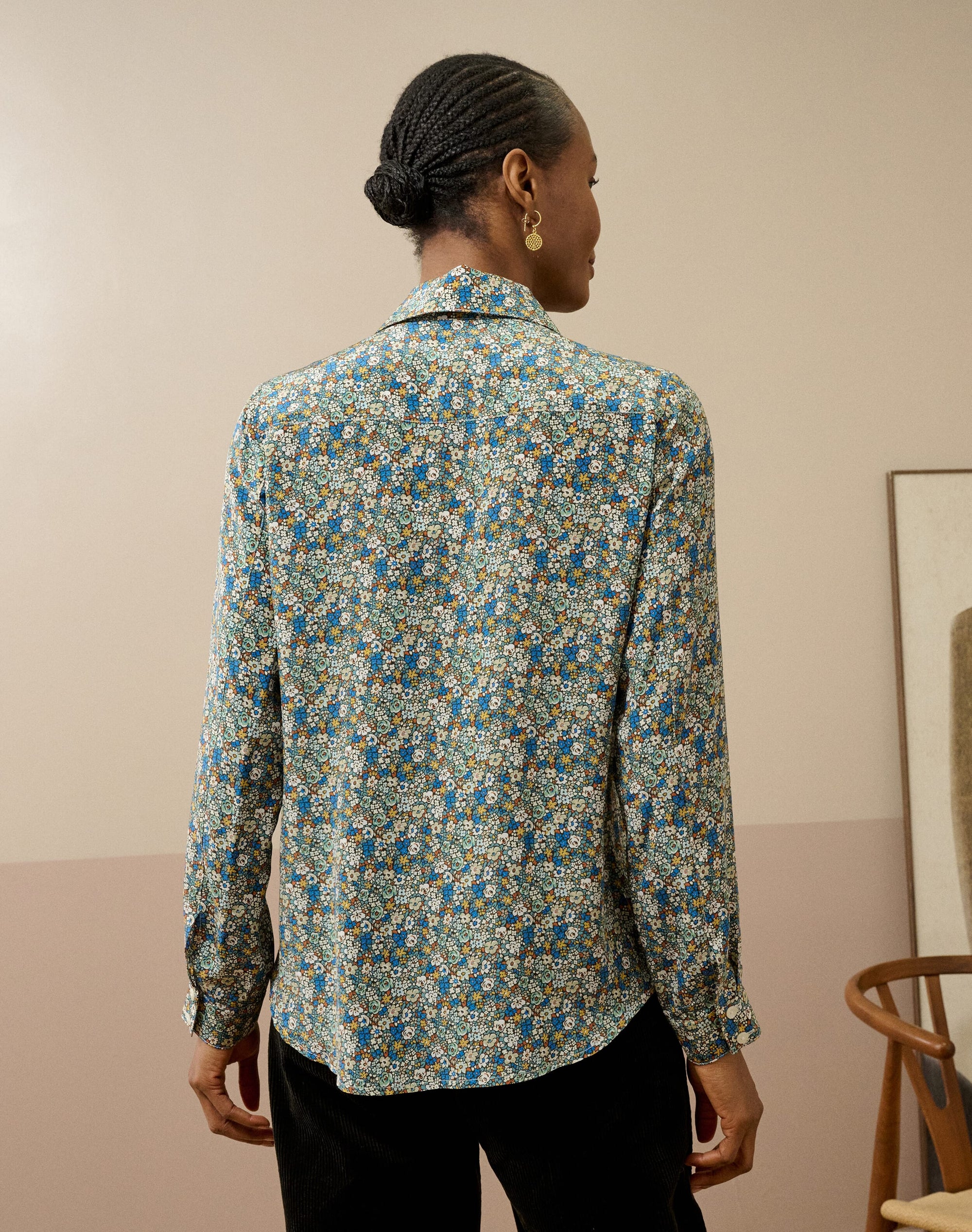 Liberty Print Silk Shirt