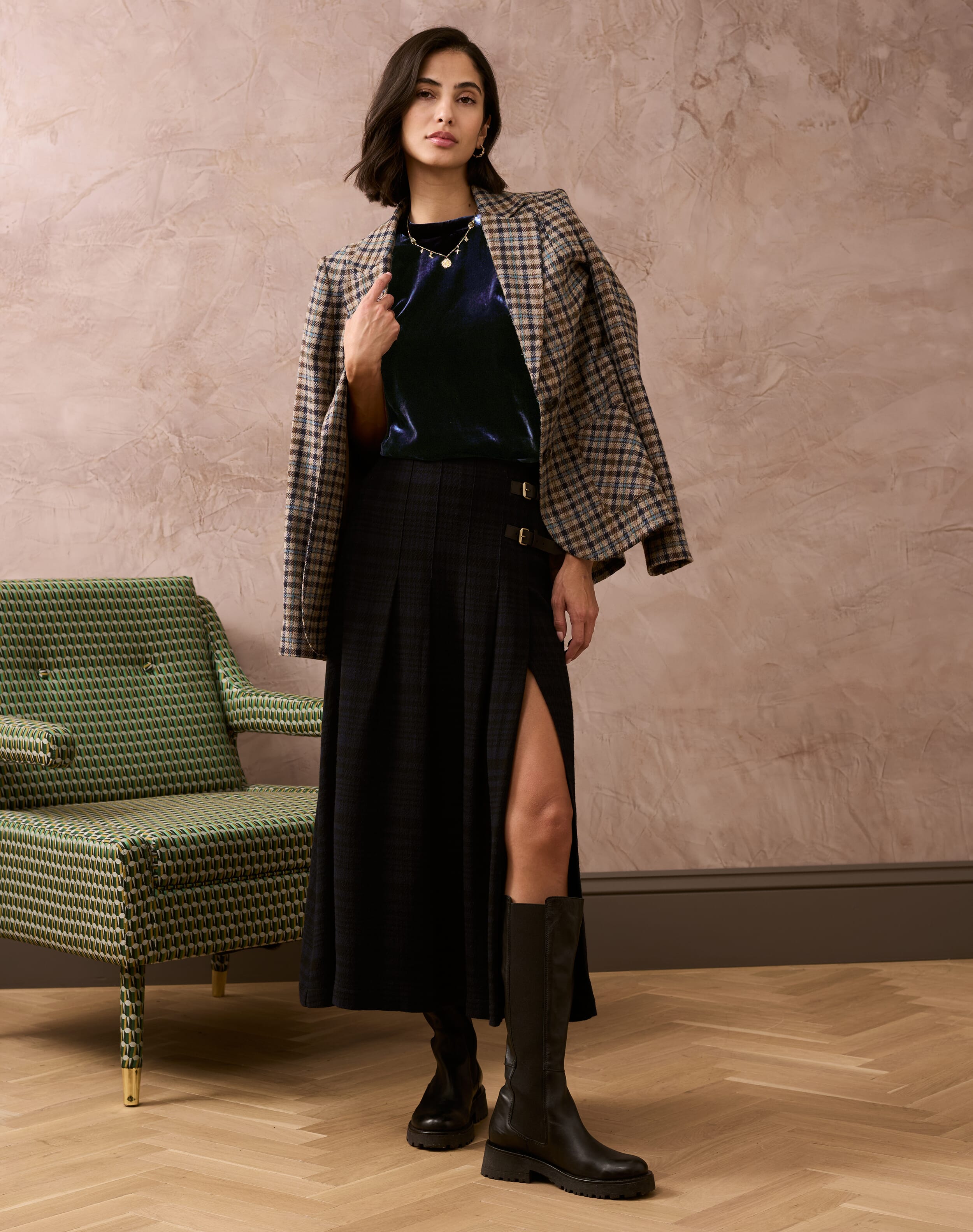 Silk Velvet Blouse