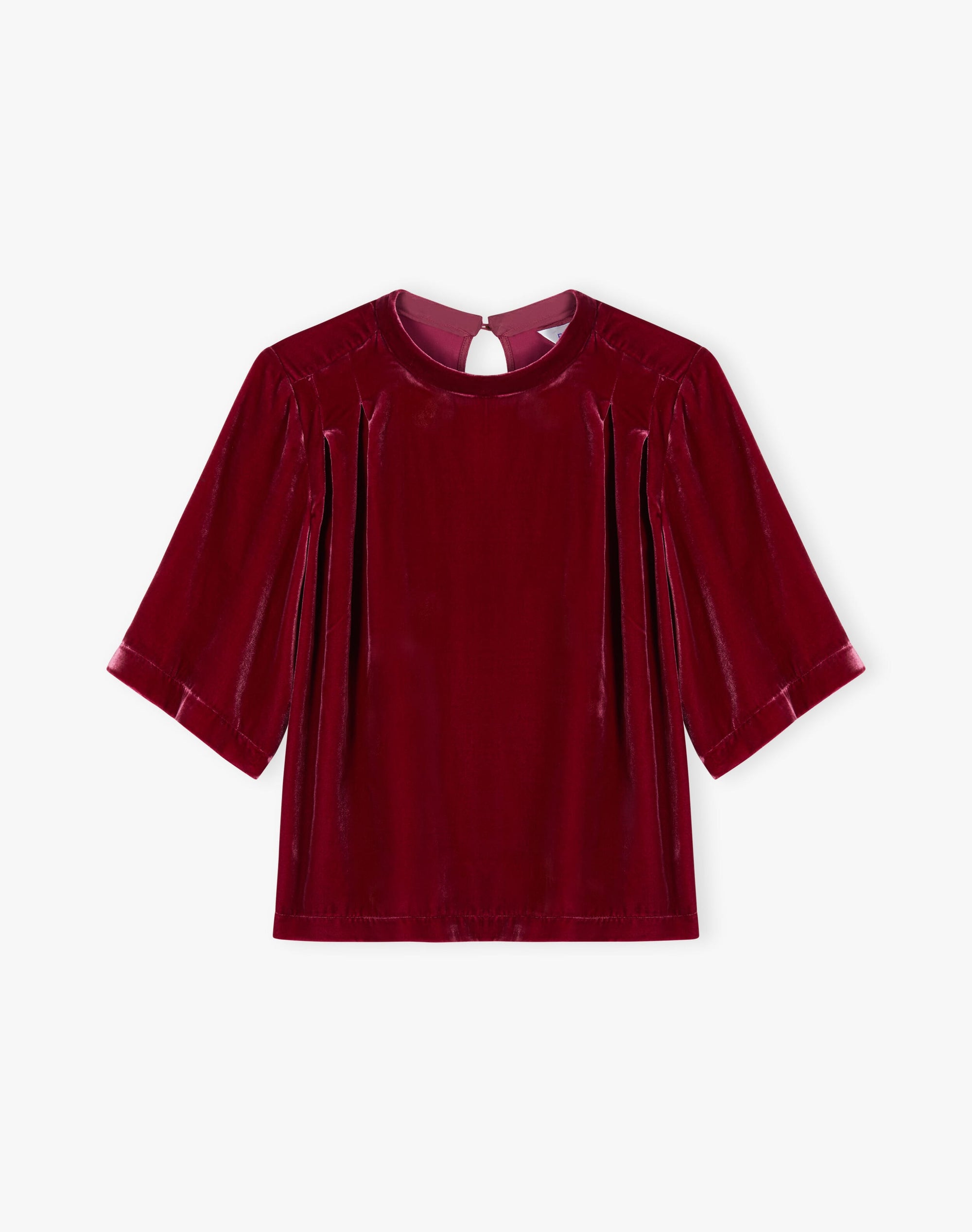 Silk Velvet Blouse