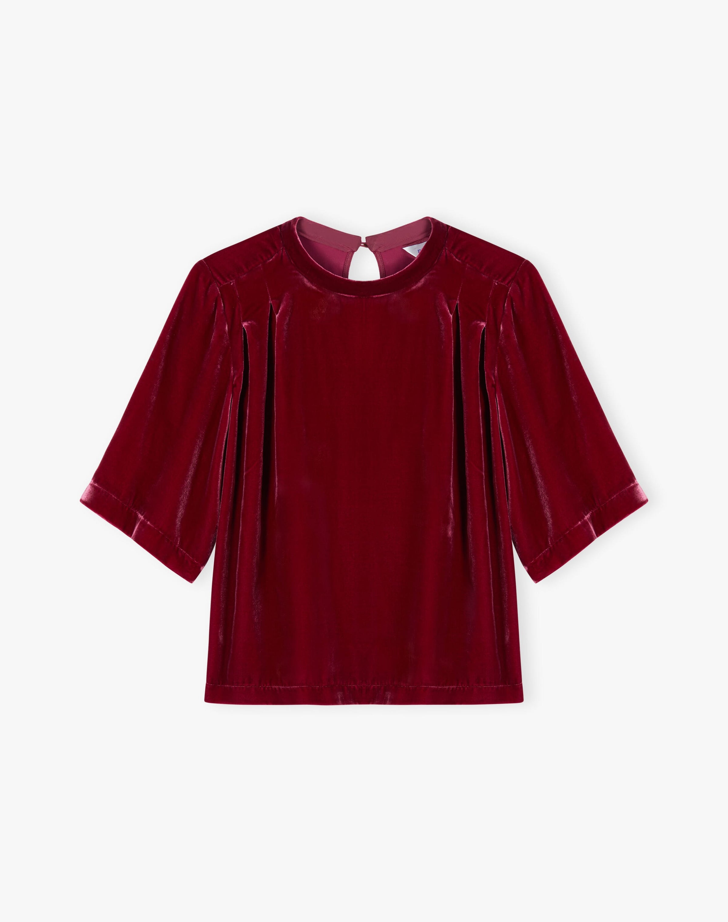 Silk Velvet Blouse