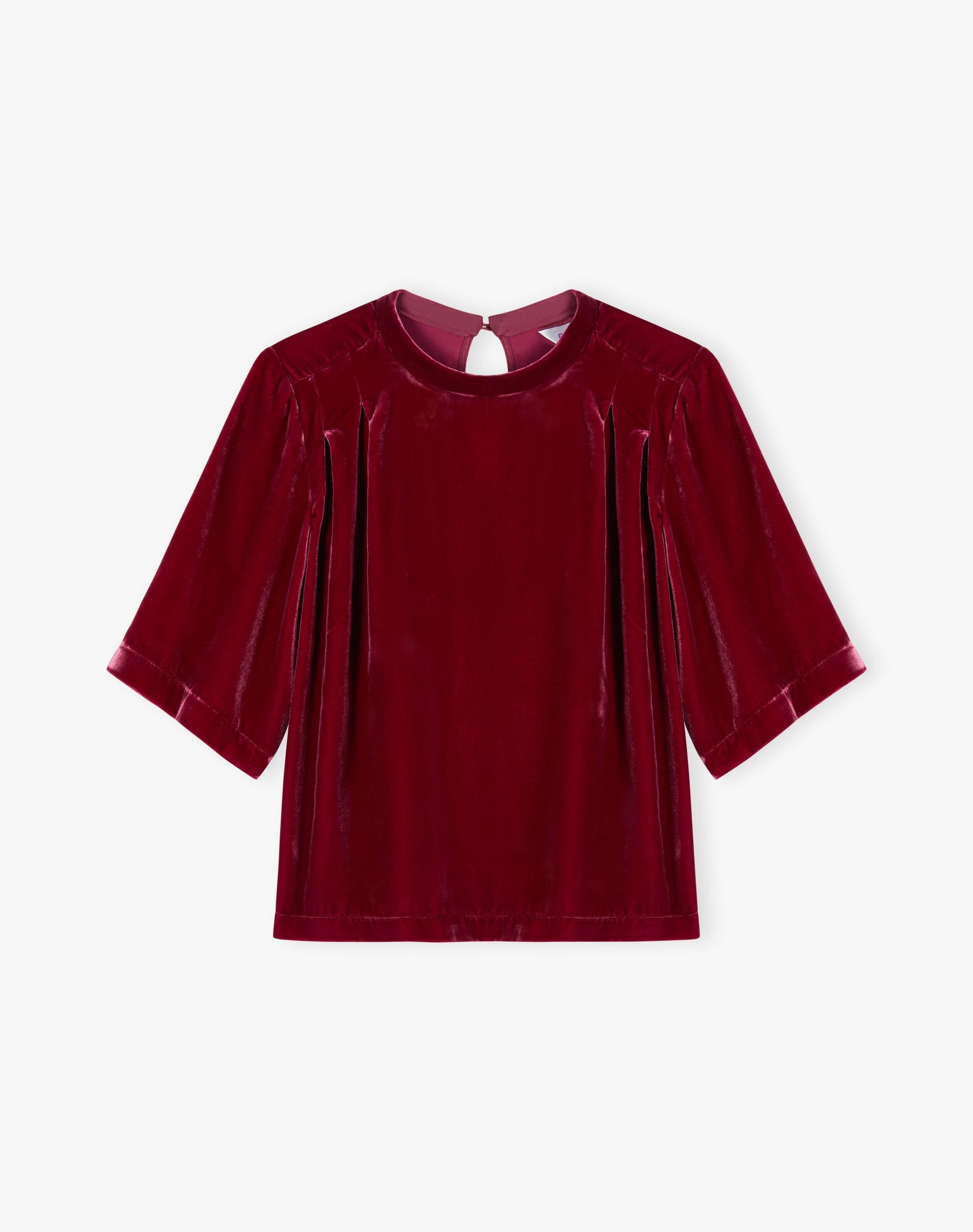 Silk Velvet Blouse