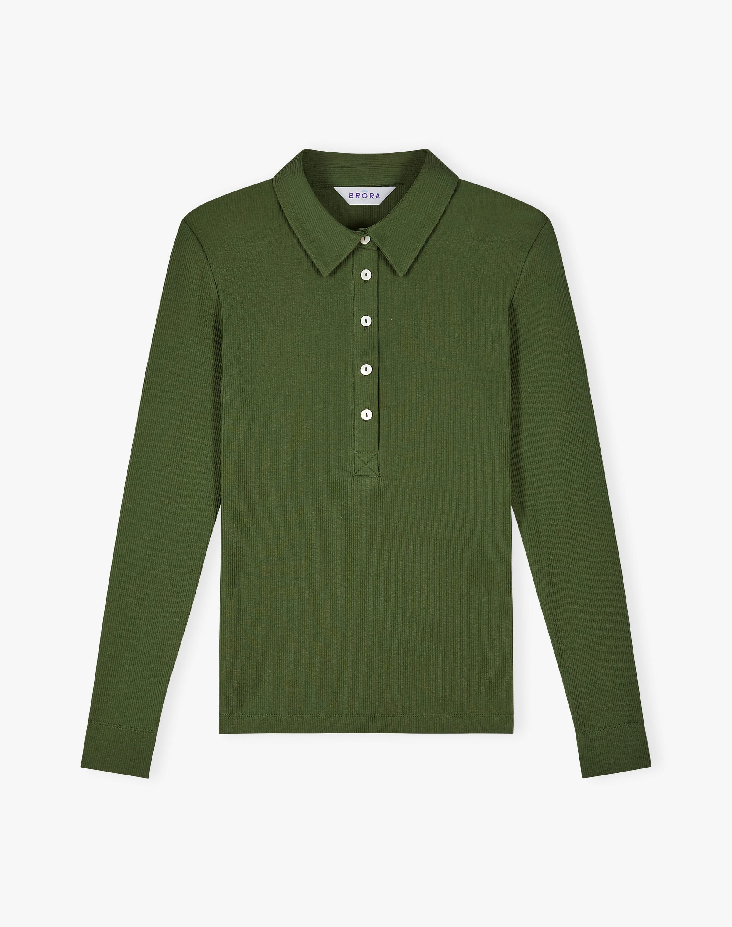 Organic Cotton Ribbed Jersey Shirt