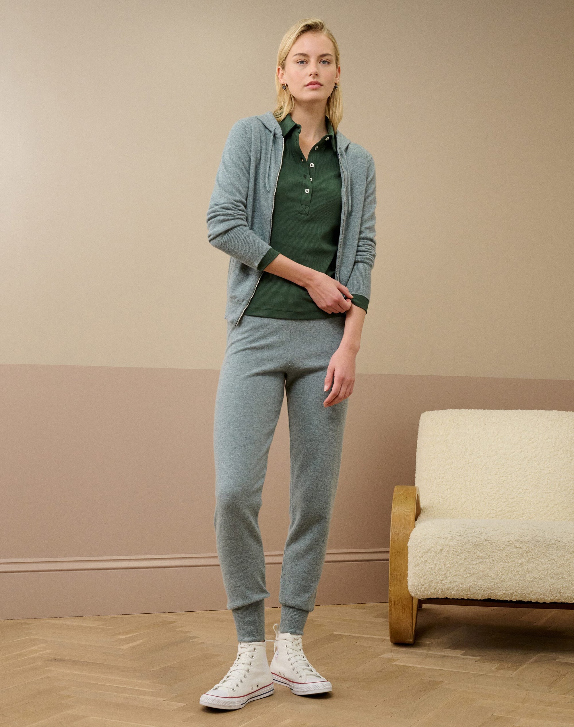 Organic Cotton Ribbed Jersey Shirt
