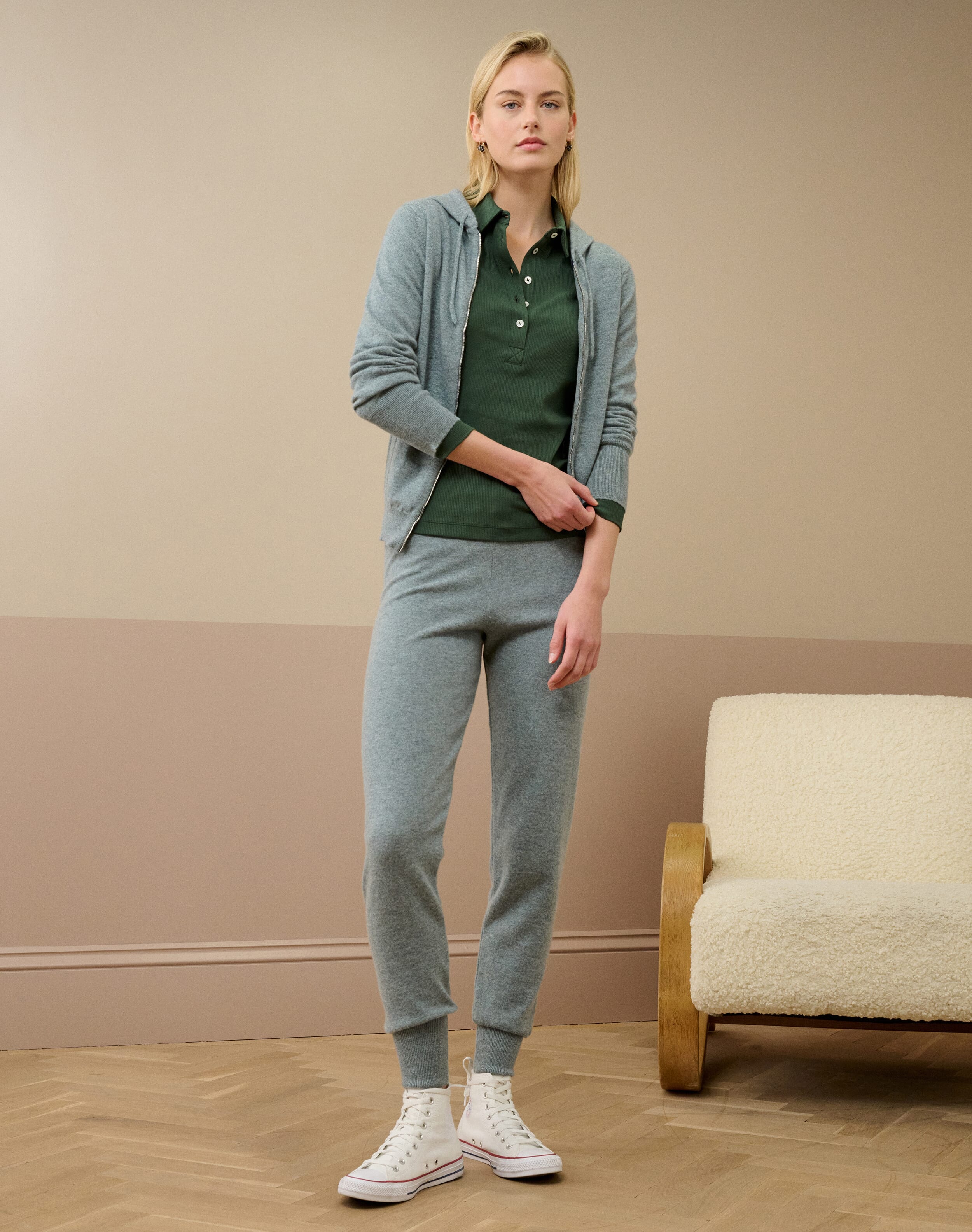 Organic Cotton Ribbed Jersey Shirt