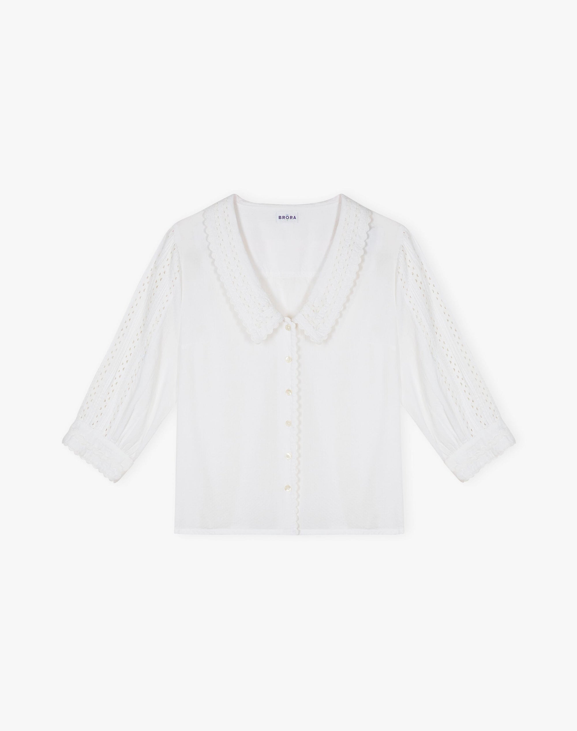 Organic Cotton Chelsea Collar Blouse
