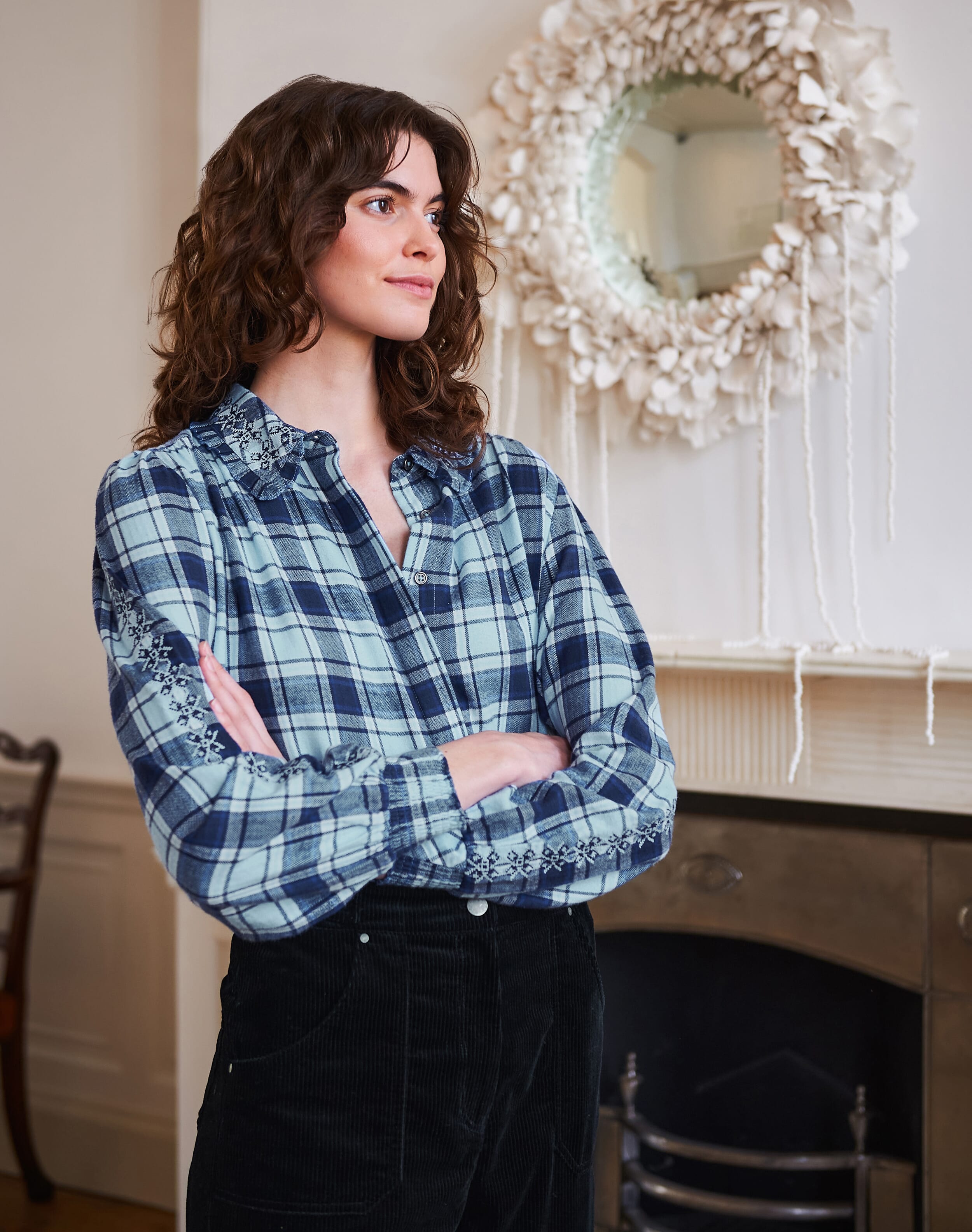 Brushed Cotton Check Shirt