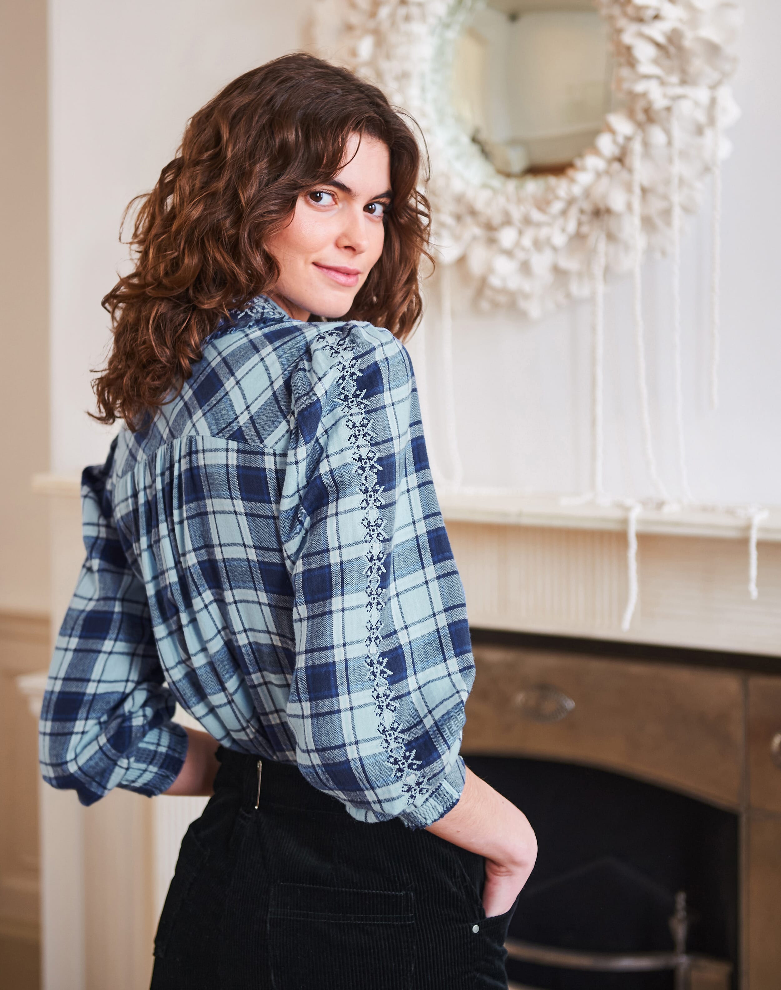 Brushed Cotton Check Shirt