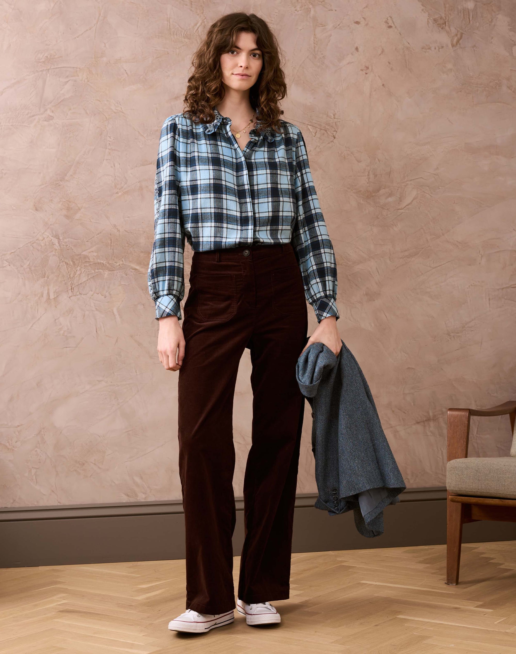 Brushed Cotton Check Shirt