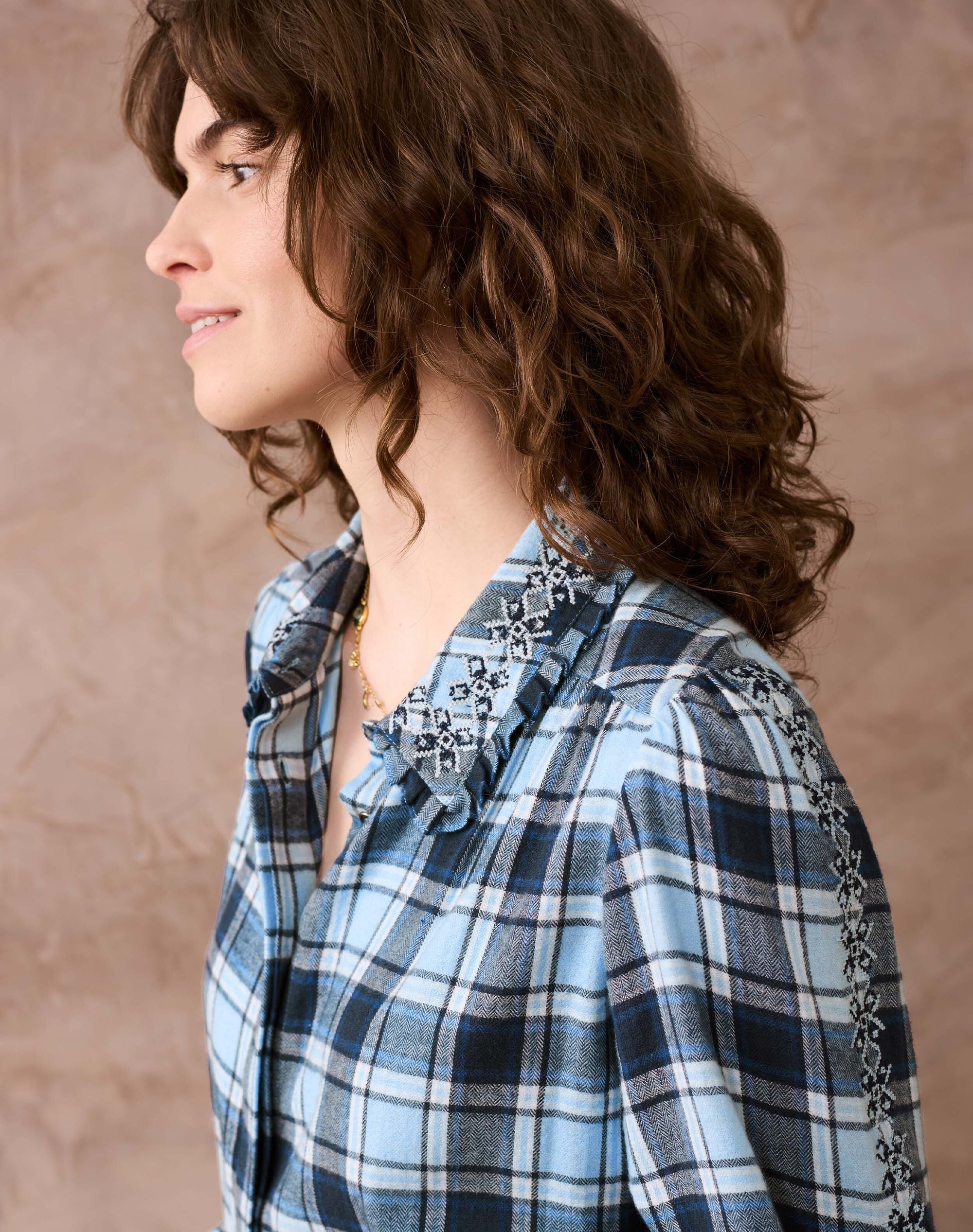 Brushed Cotton Check Shirt