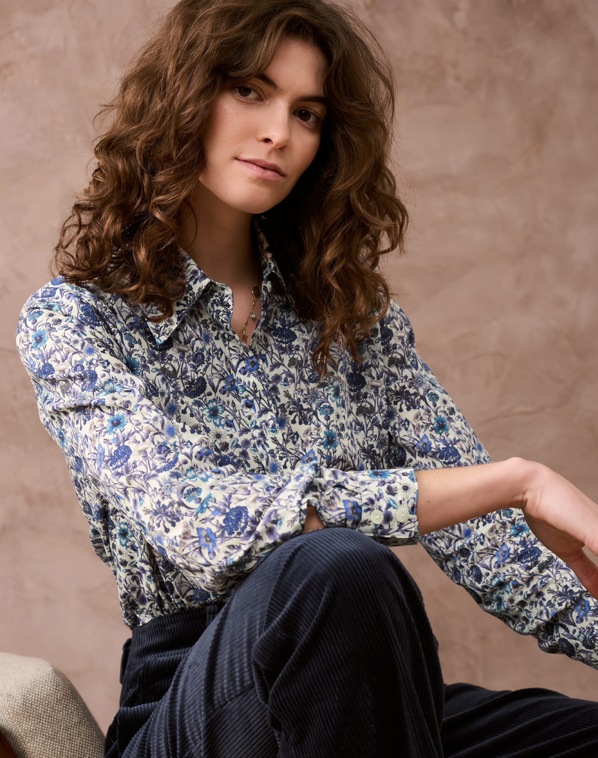 Liberty Print Organic Cotton Shirt