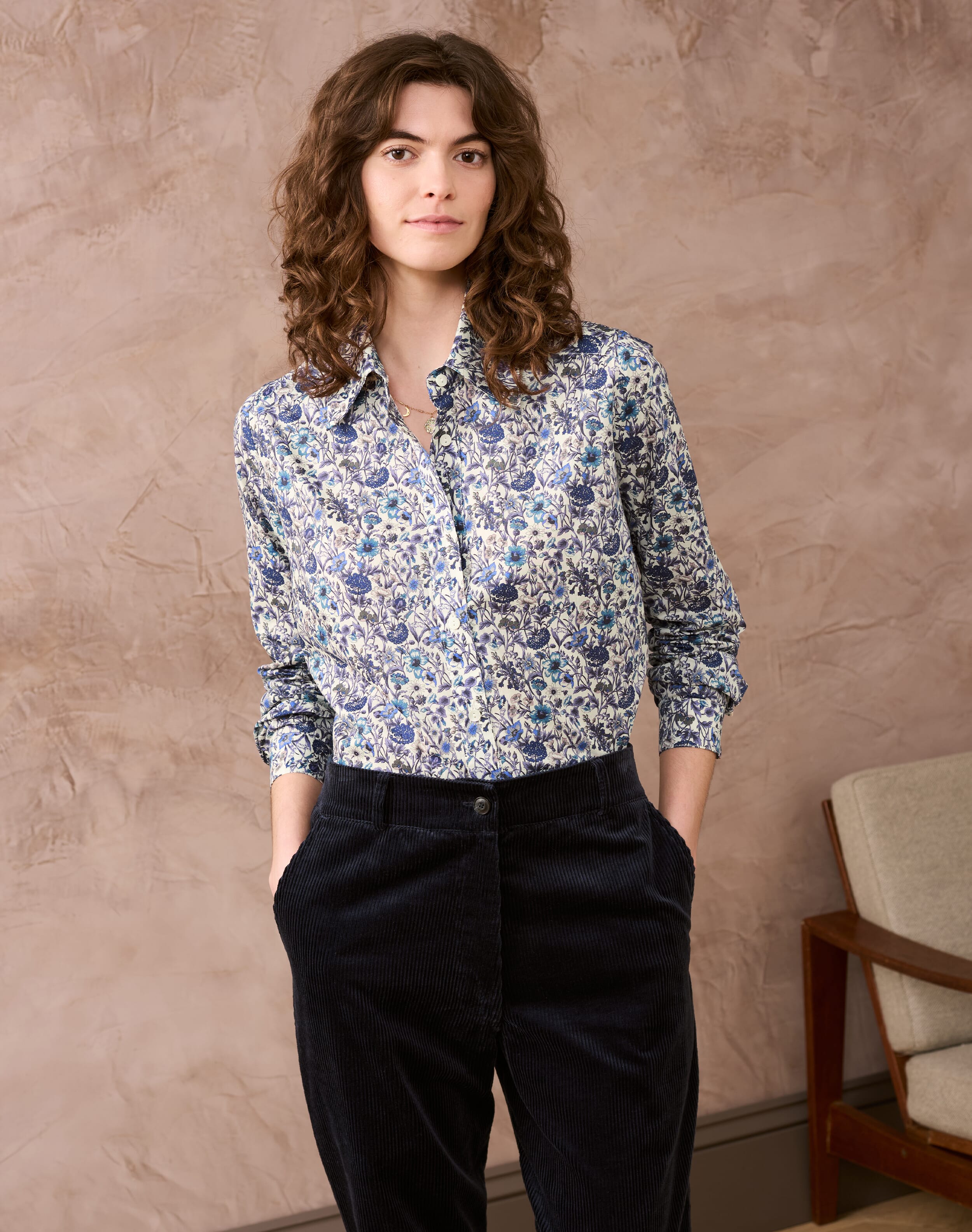 Liberty Print Organic Cotton Shirt