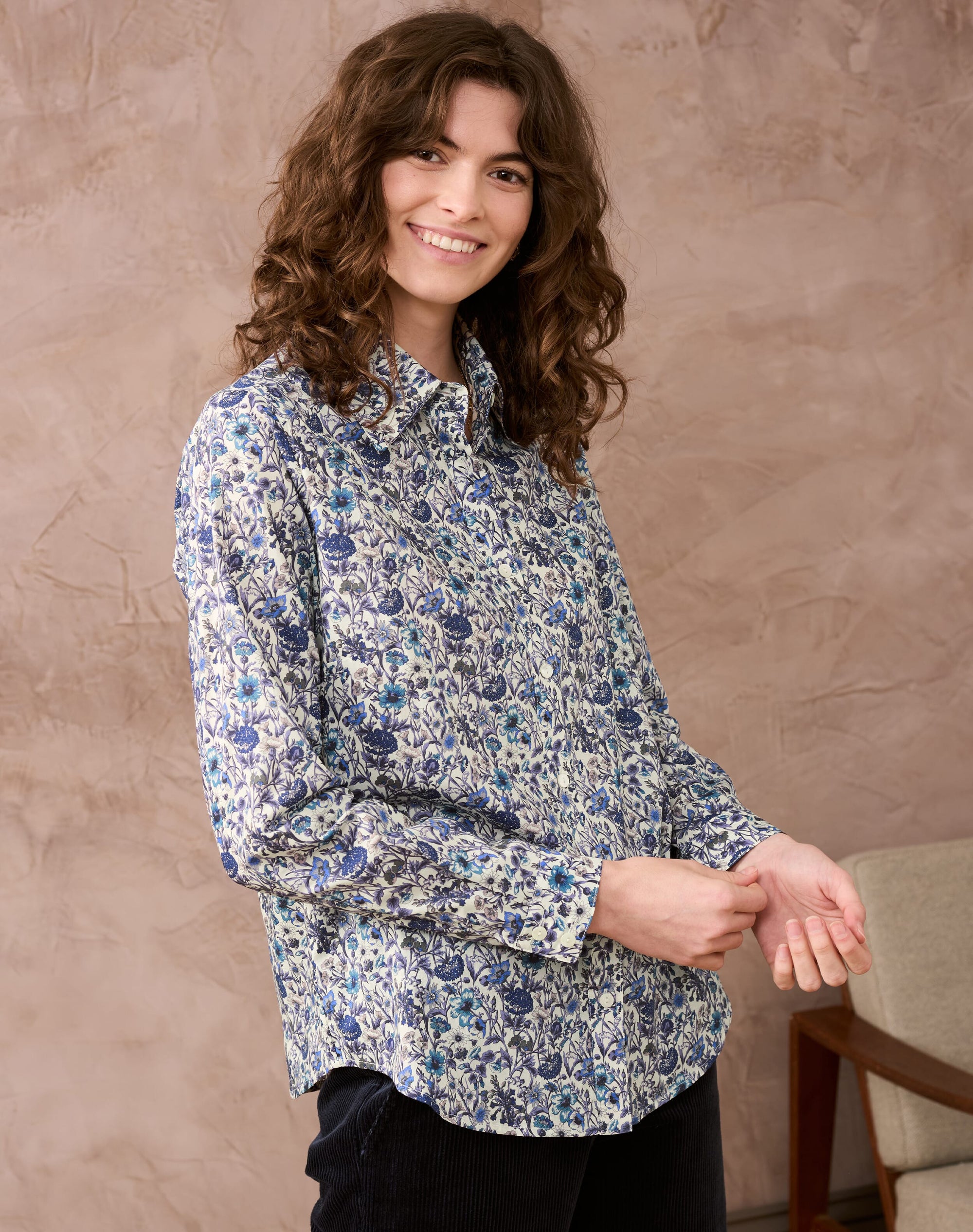 Liberty Print Organic Cotton Shirt