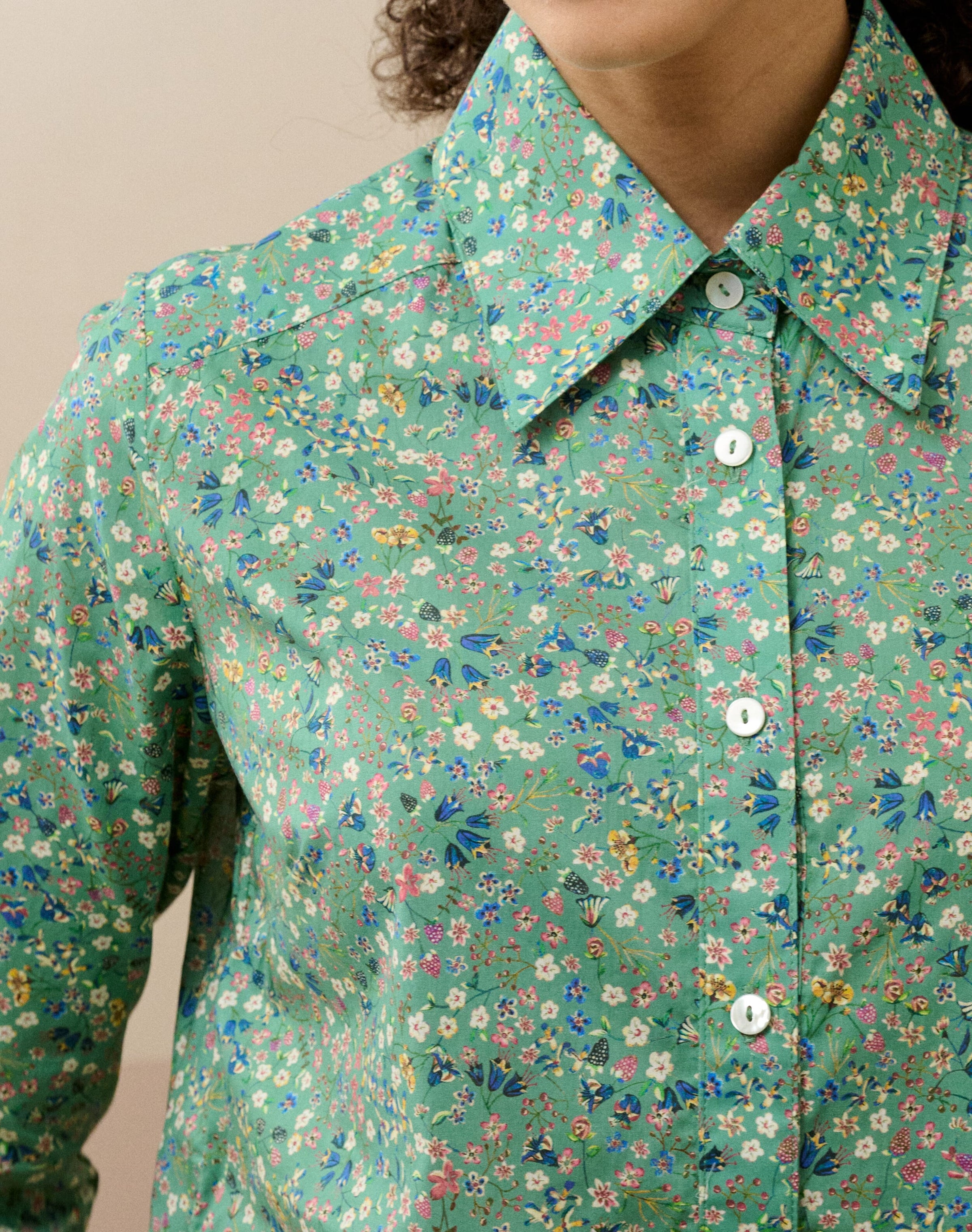 Liberty Print Organic Cotton Shirt