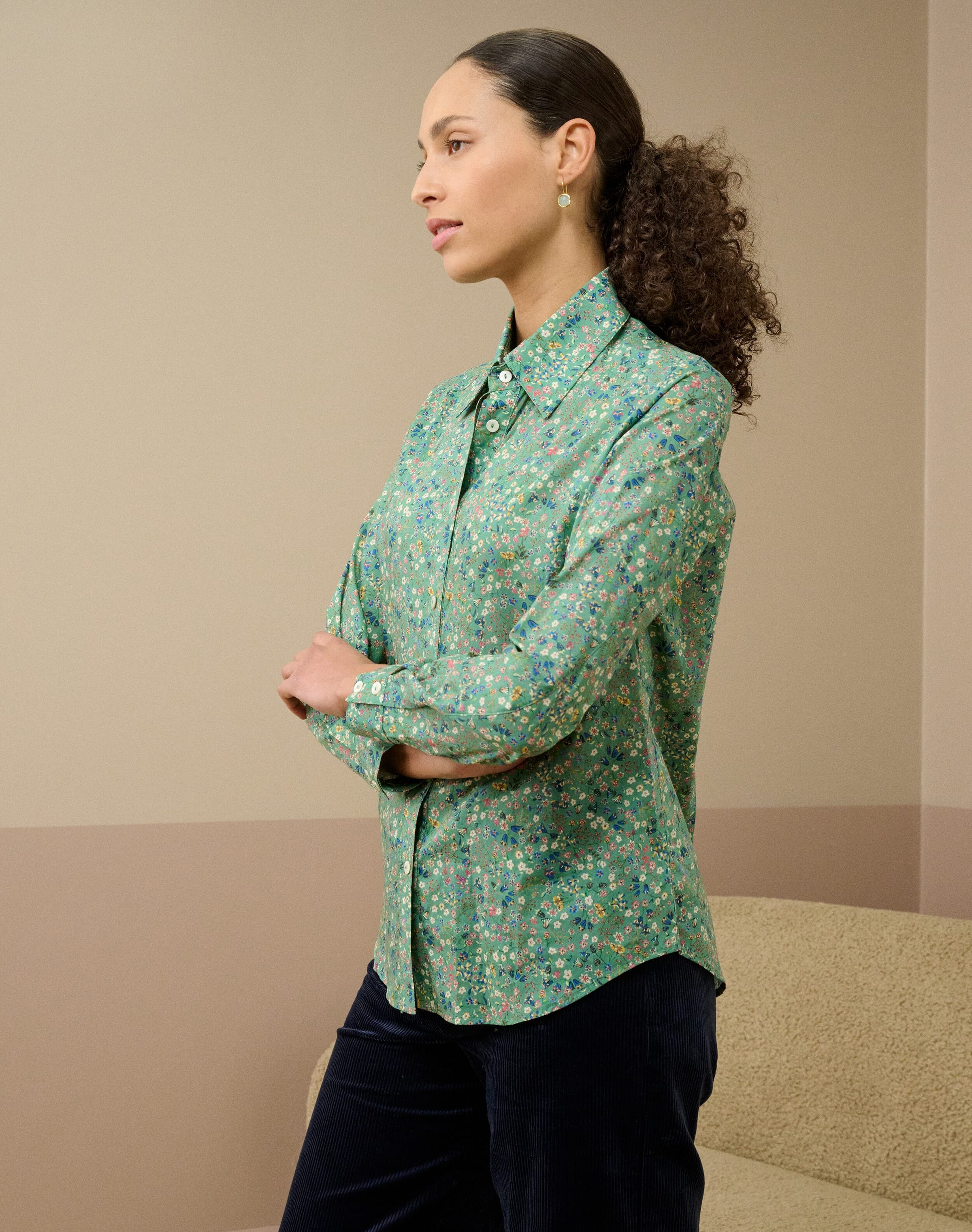 Liberty Print Organic Cotton Shirt