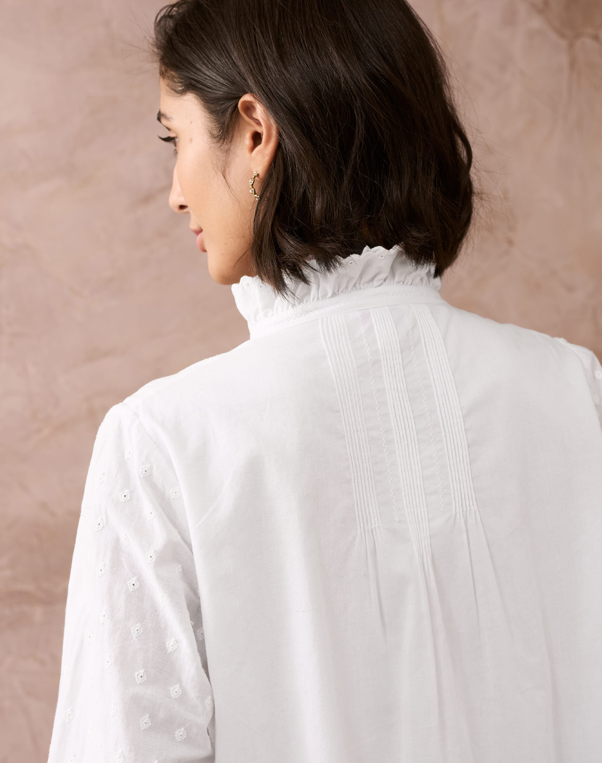Organic Cotton Pie Crust Blouse
