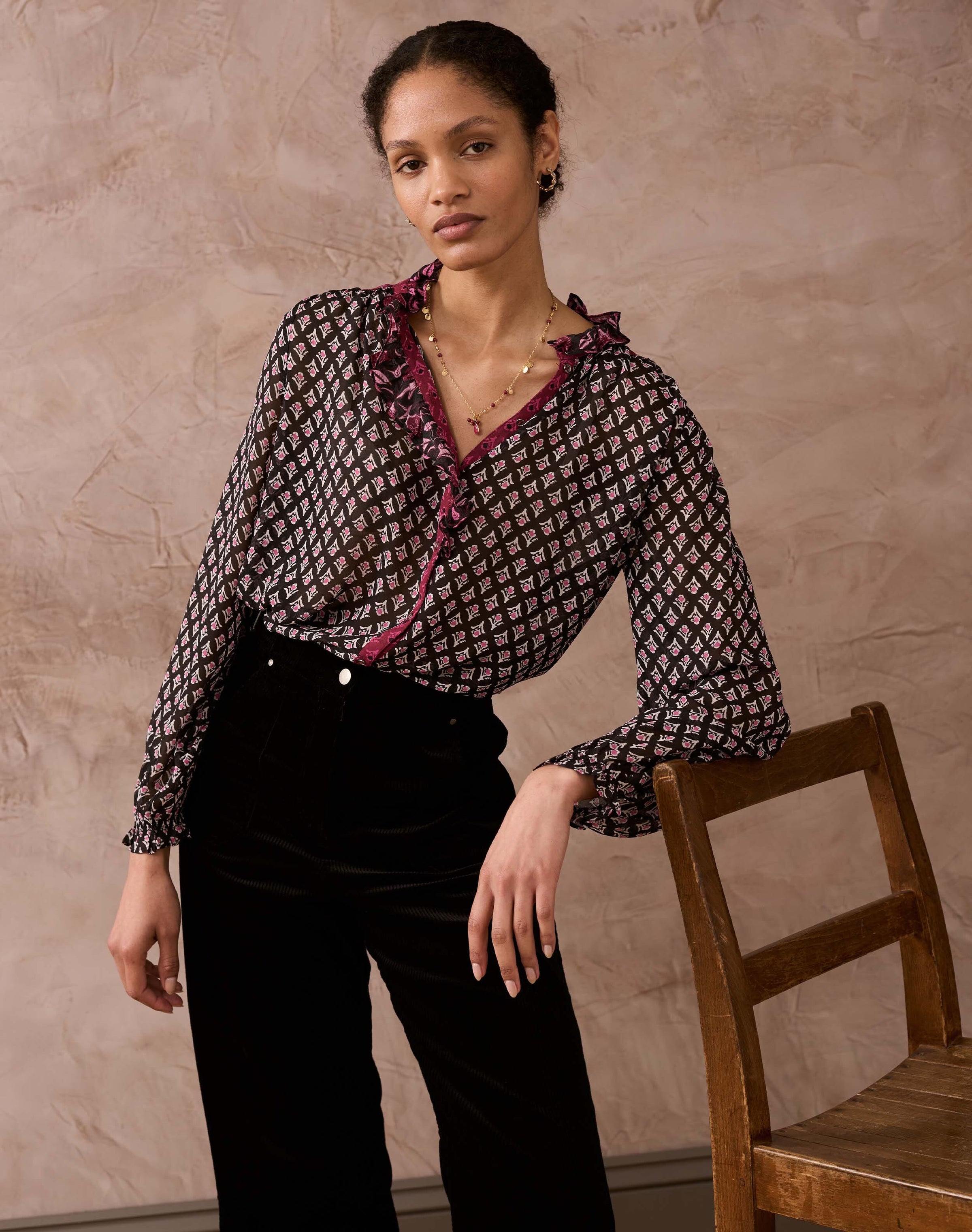 Silk Folk Patchwork Blouse