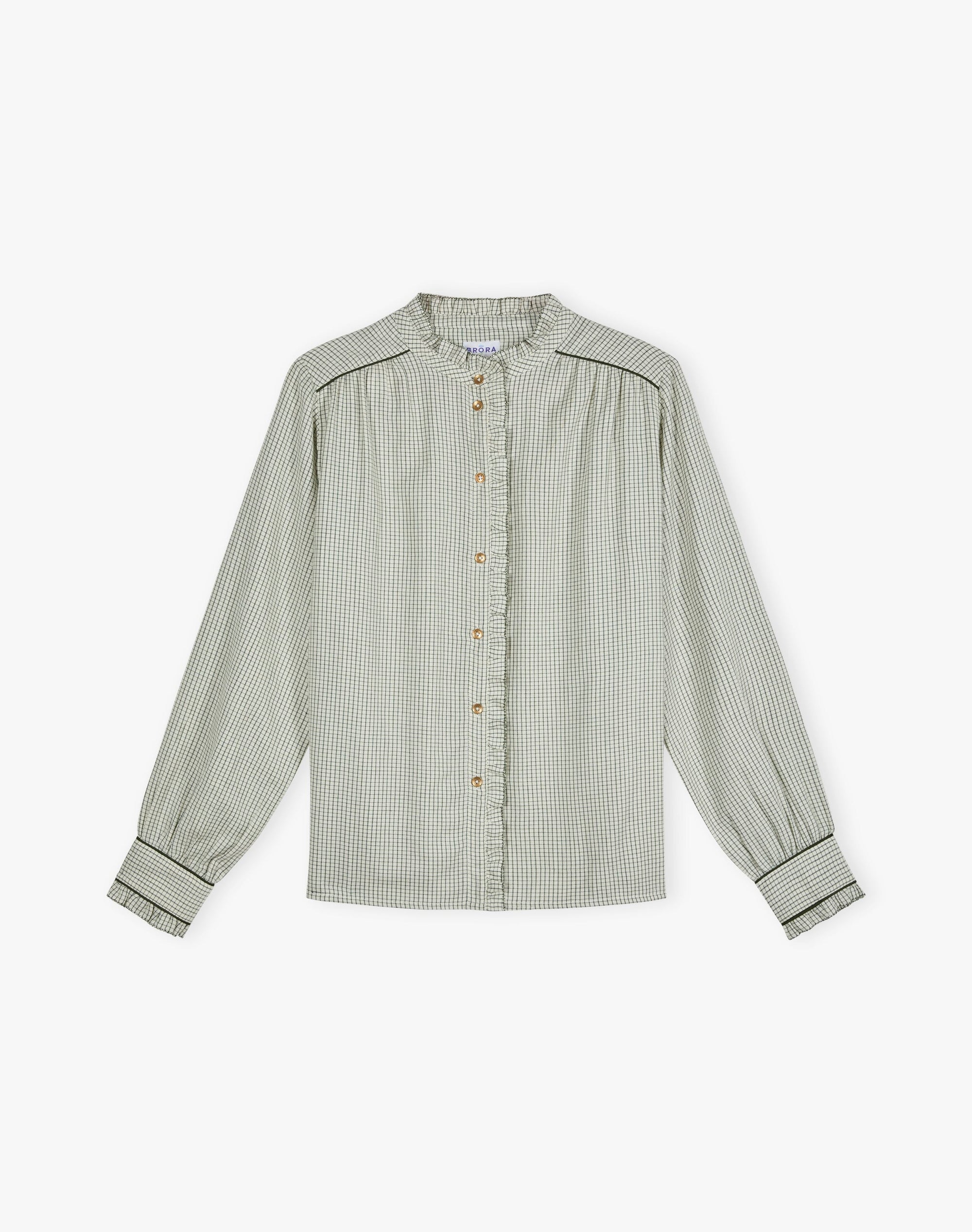 Brushed Cotton Pie Crust Shirt