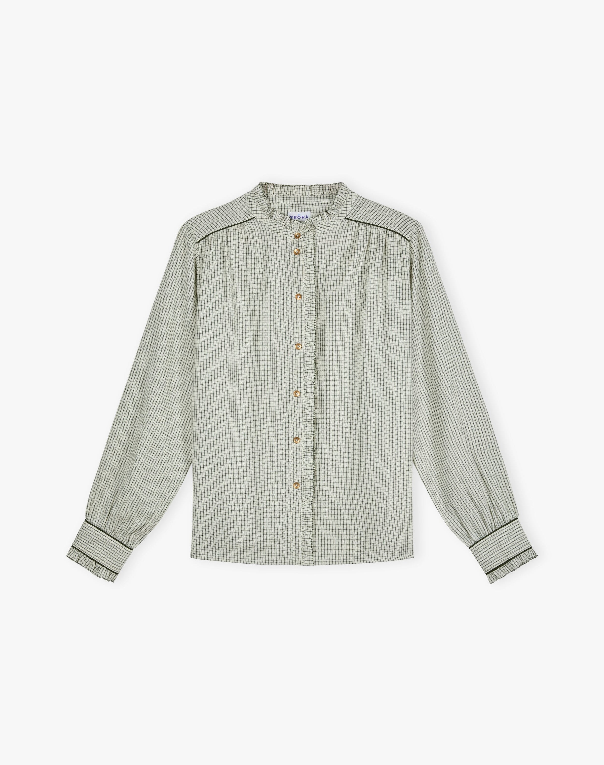 Brushed Cotton Pie Crust Shirt