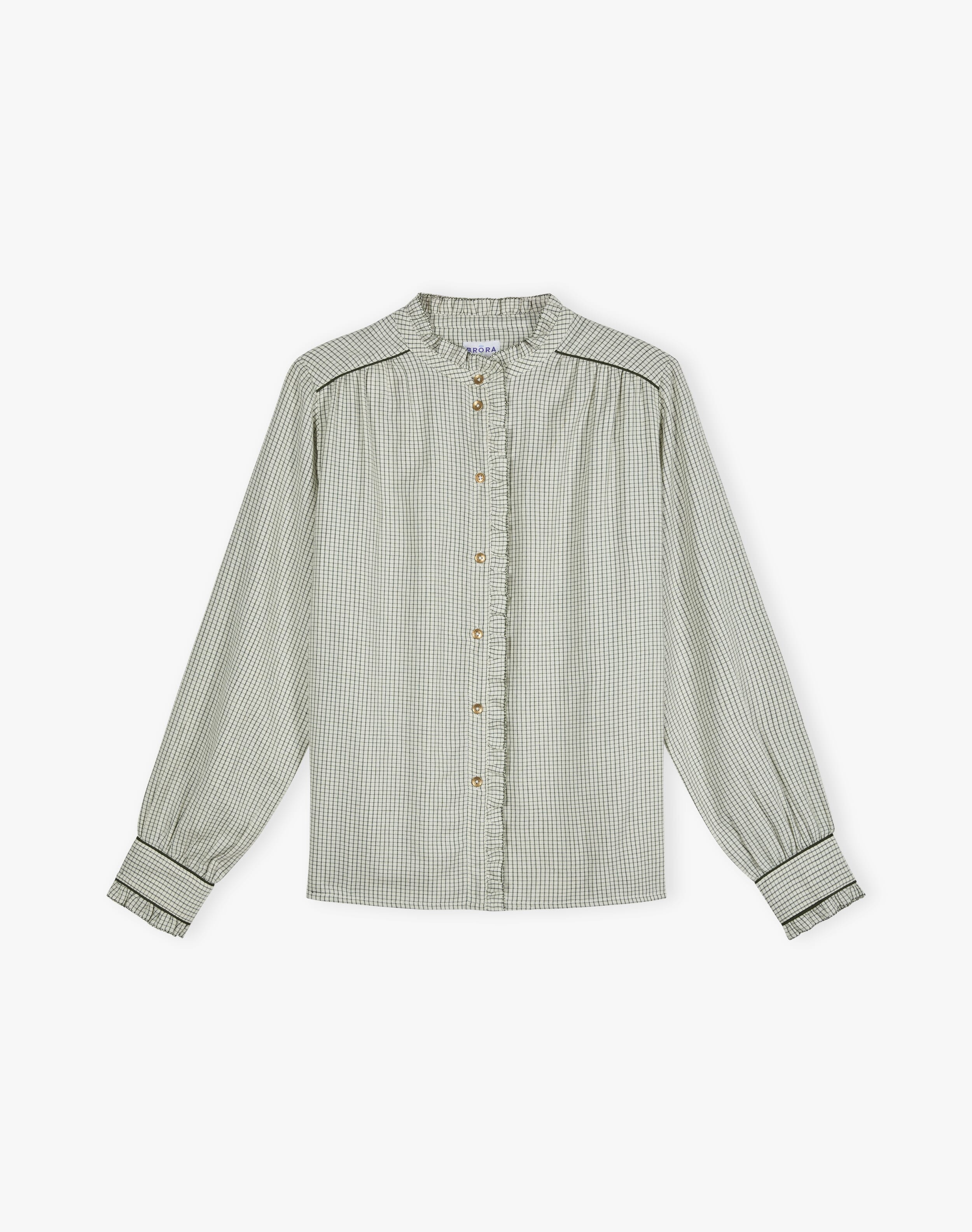 Brushed Cotton Pie Crust Shirt