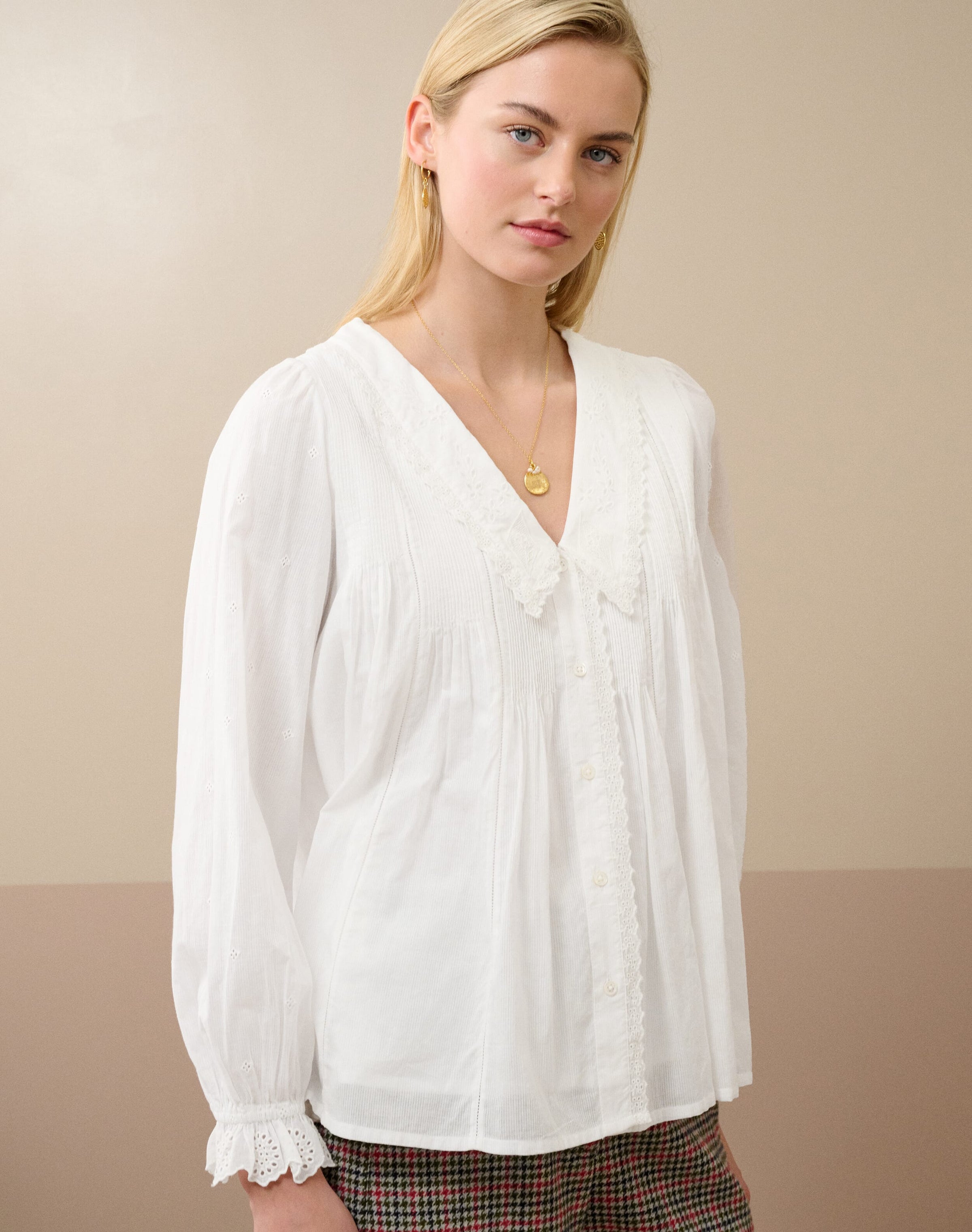 Organic Cotton Chelsea Collar Smock
