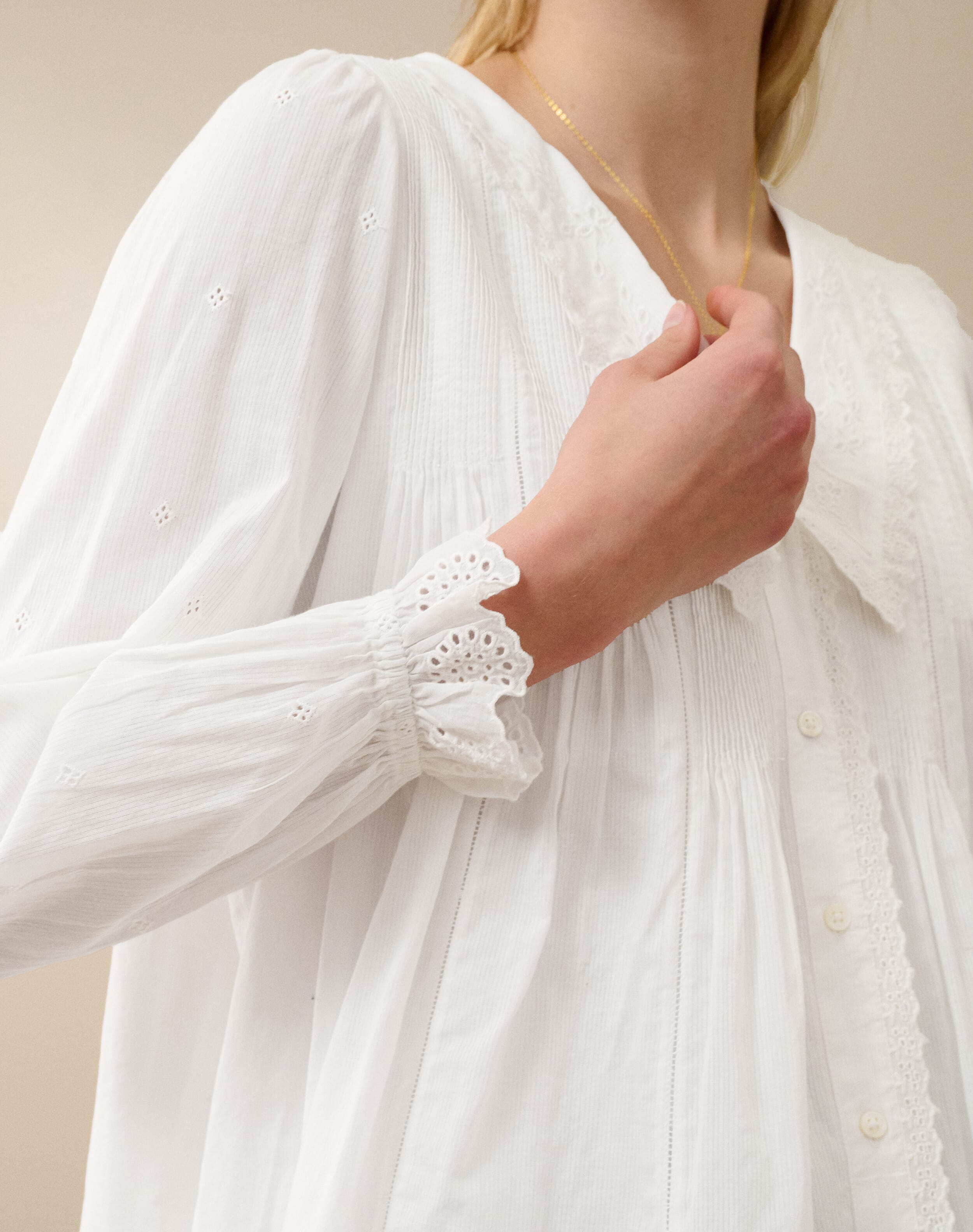 Organic Cotton Chelsea Collar Smock
