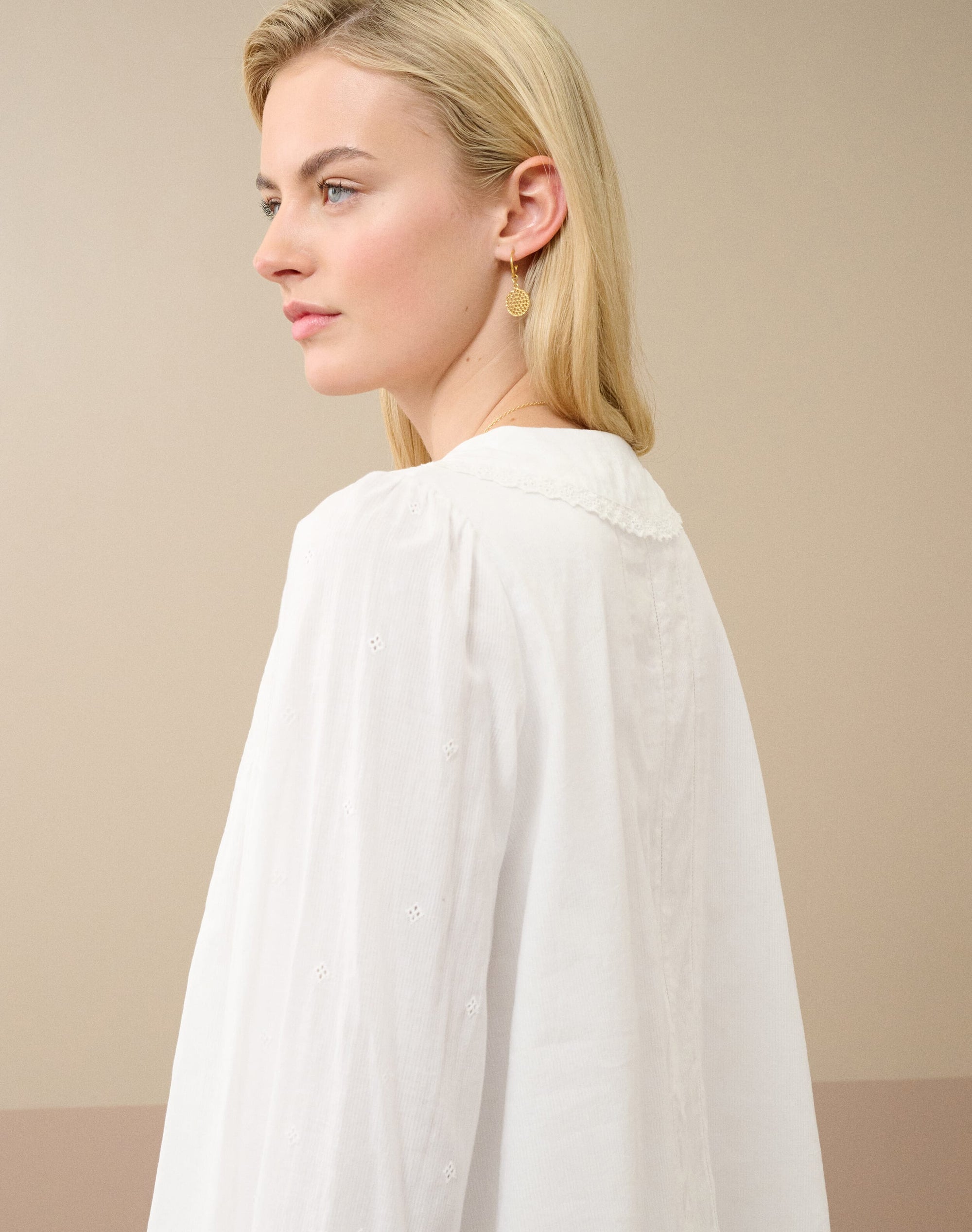 Organic Cotton Chelsea Collar Smock