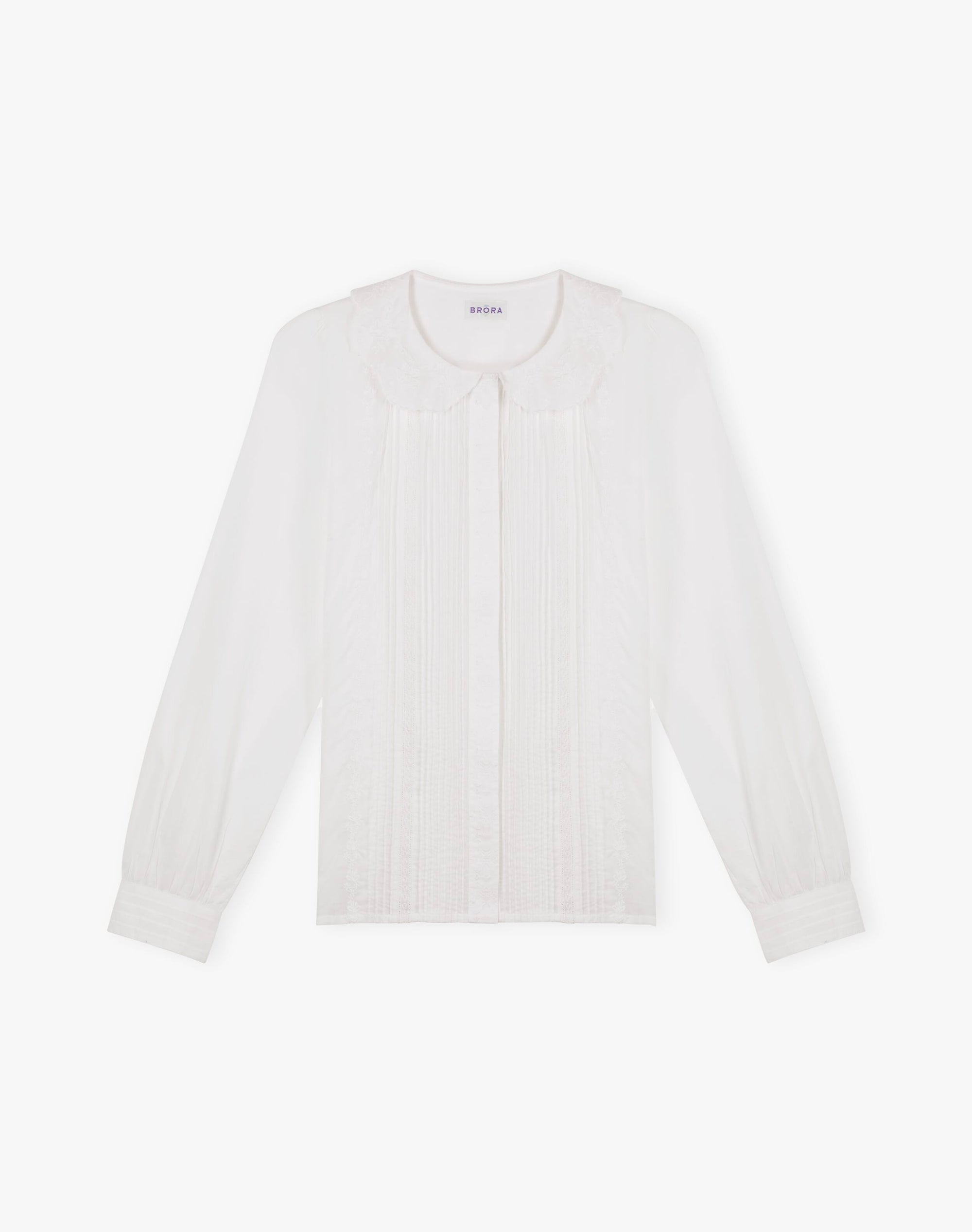 Organic Cotton Pintuck Blouse
