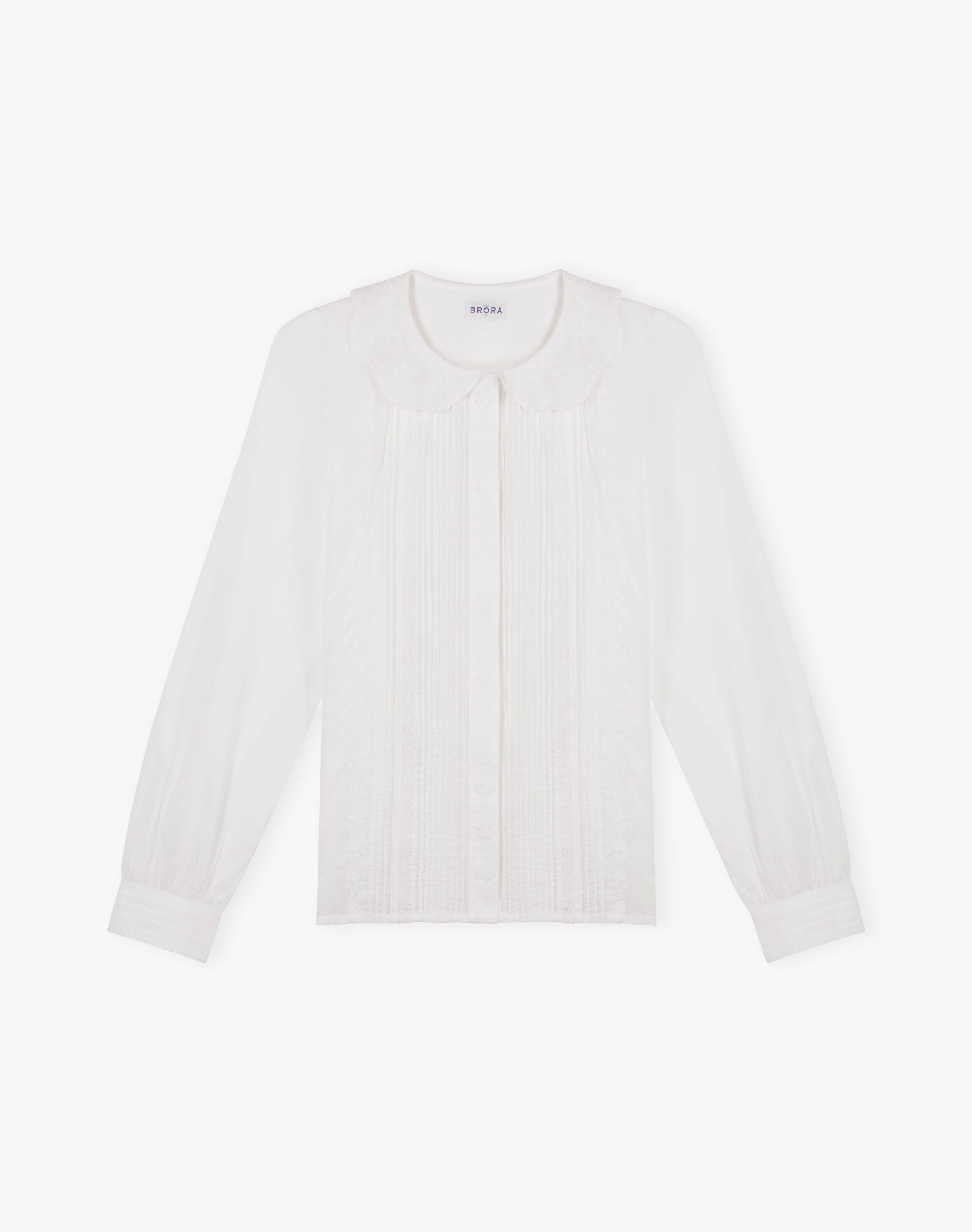 Organic Cotton Pintuck Blouse