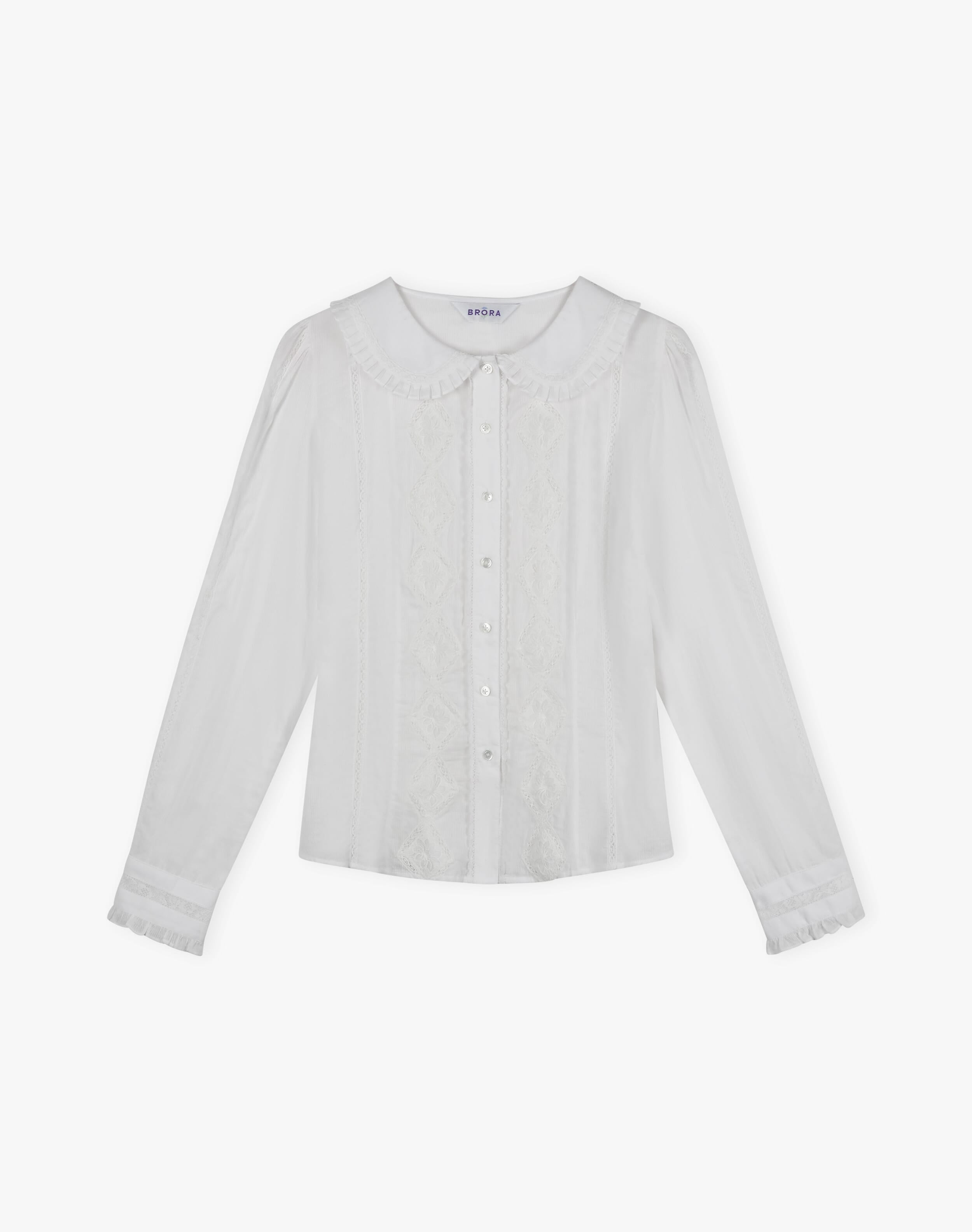 Organic Cotton Embroidered Fitted Blouse