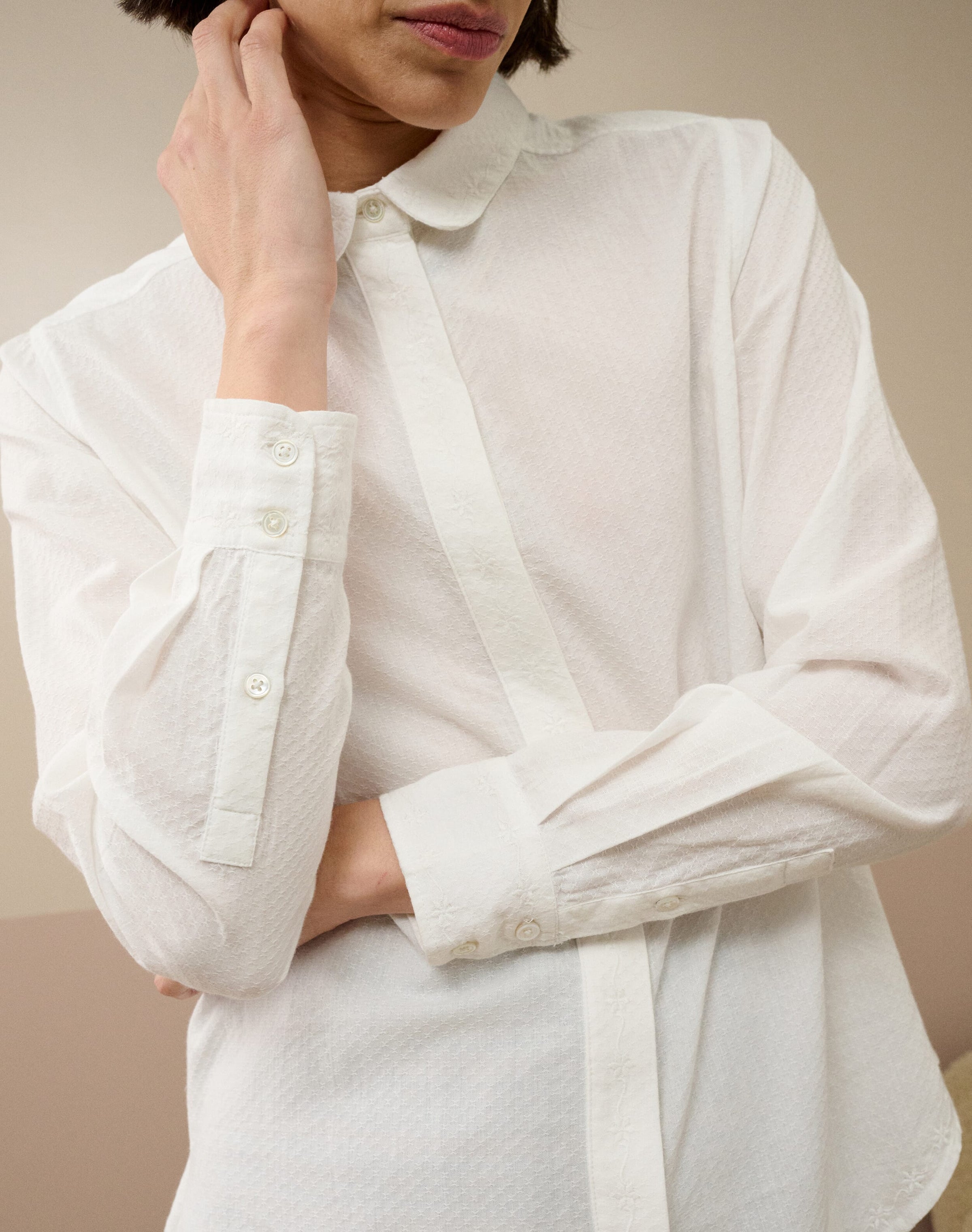 Organic Textured Cotton Shirt