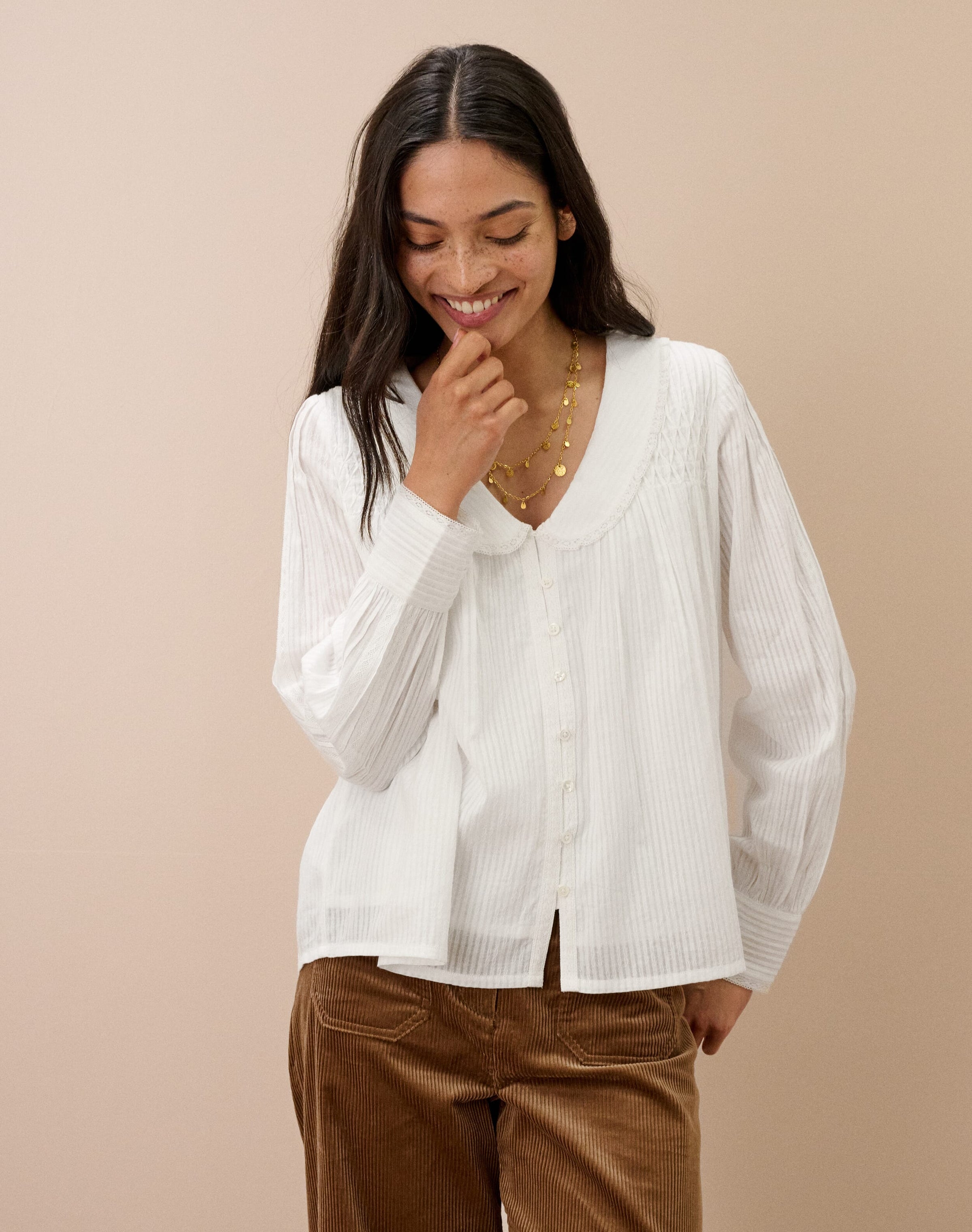 Organic Cotton Smock Shirt
