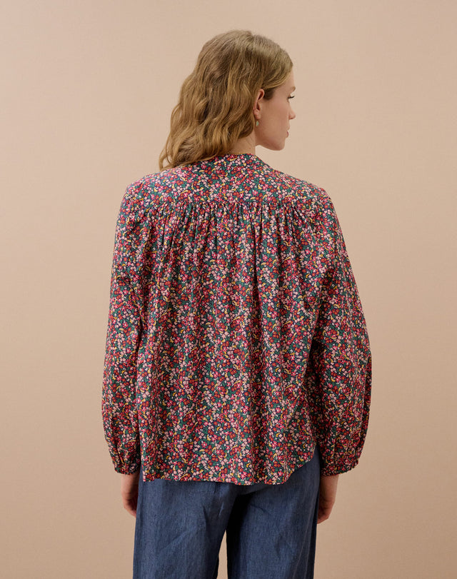 Liberty Print Organic Cotton Smock Shirt