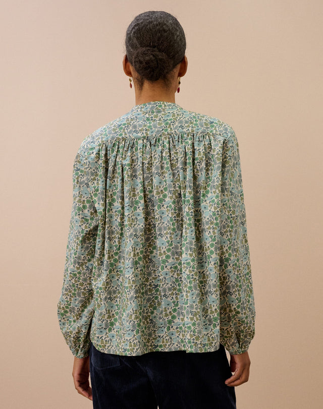 Liberty Print Organic Cotton Smock Shirt