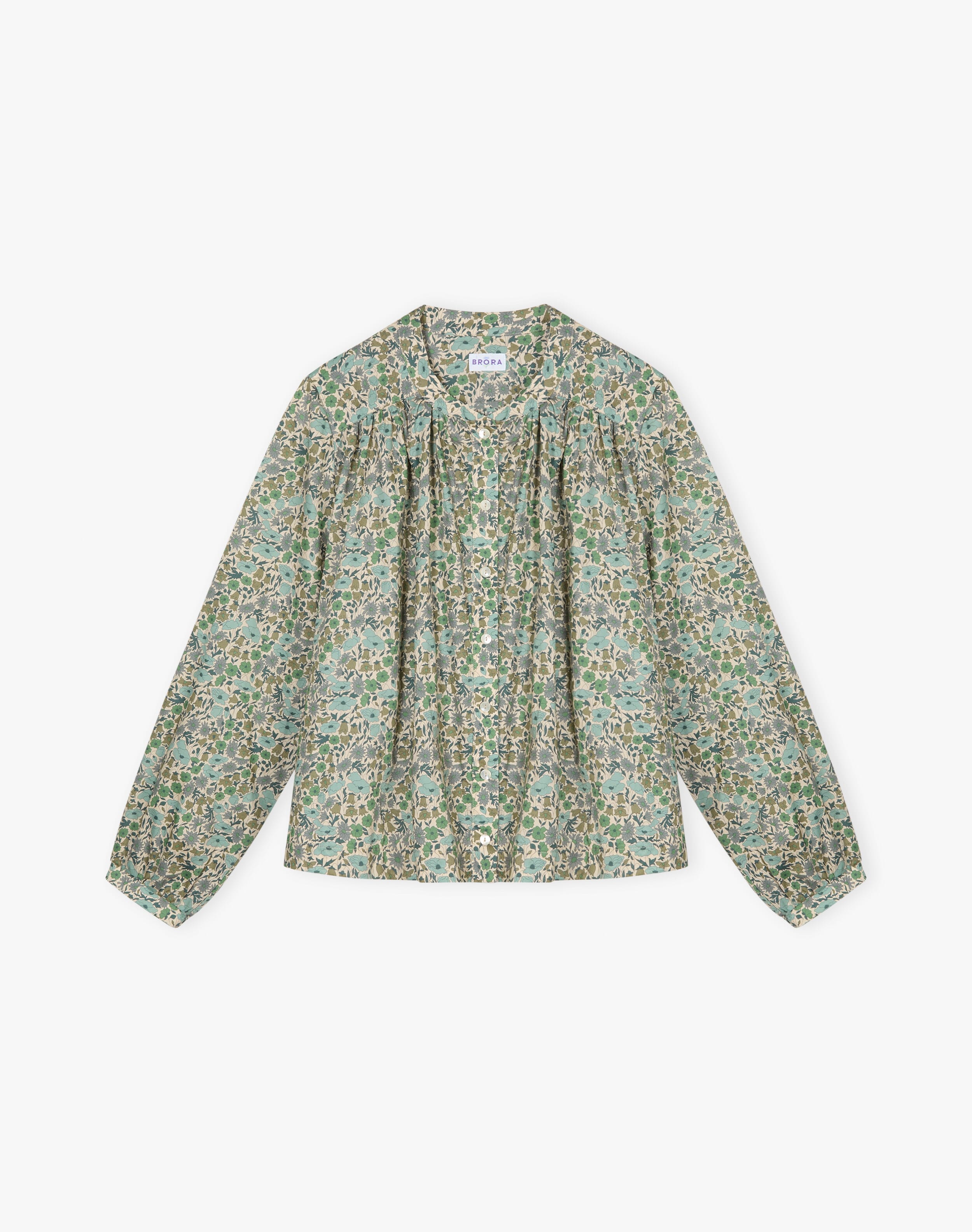 Liberty Print Organic Cotton Smock Shirt