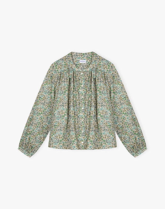 Liberty Print Organic Cotton Smock Shirt