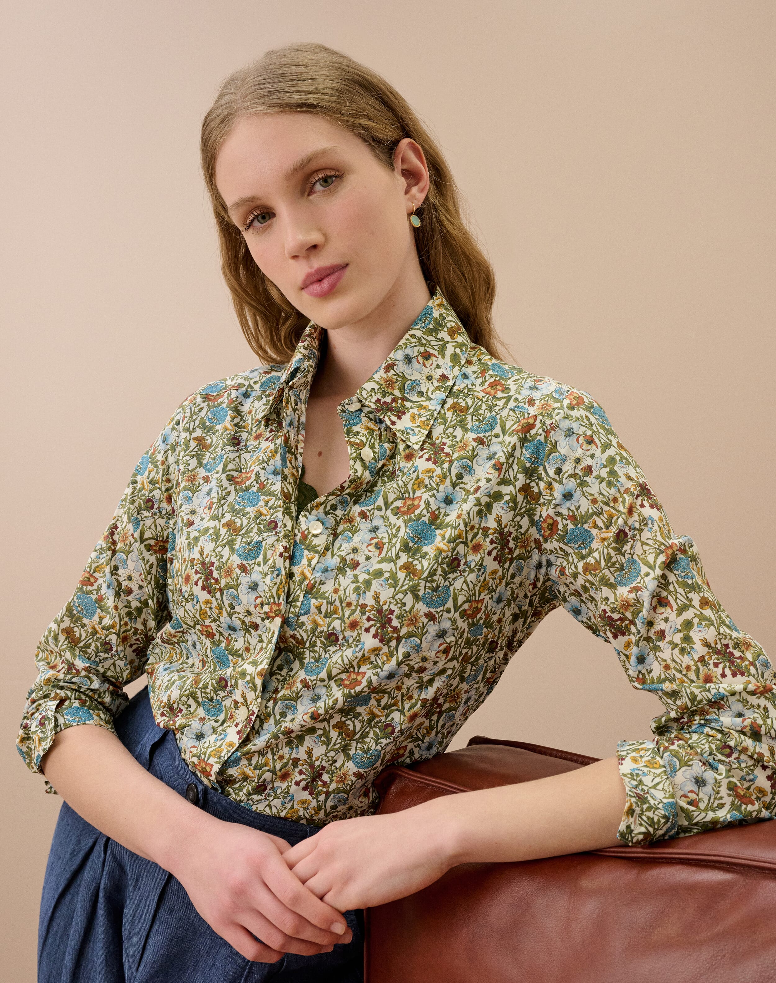 Liberty Print Organic Cotton Shirt