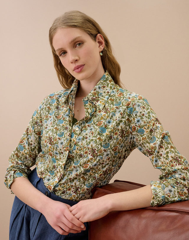 Liberty Print Organic Cotton Shirt