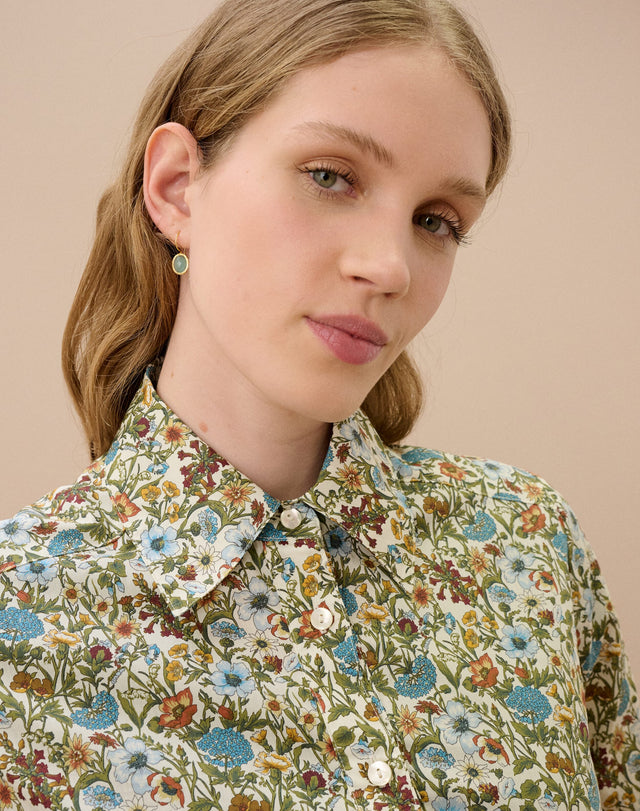 Liberty Print Organic Cotton Shirt